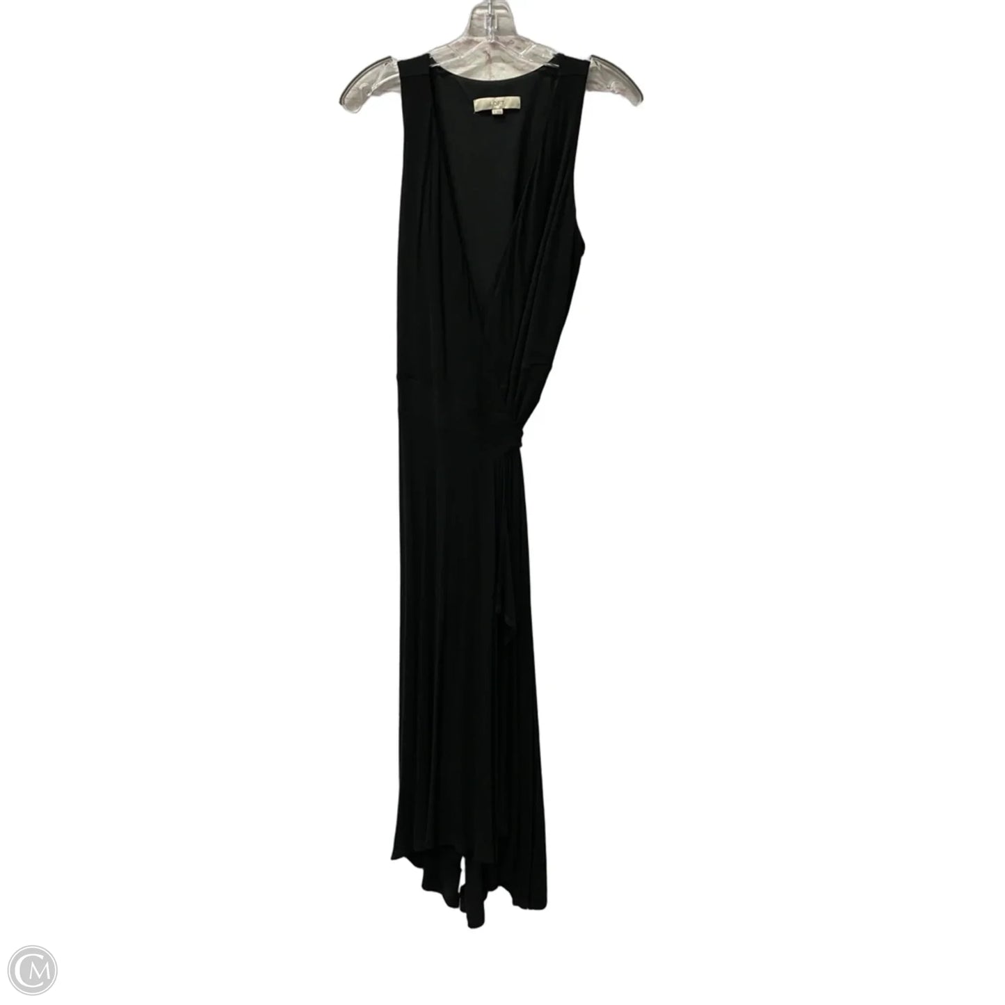 Dress Casual Maxi By Loft In Black, Size: S