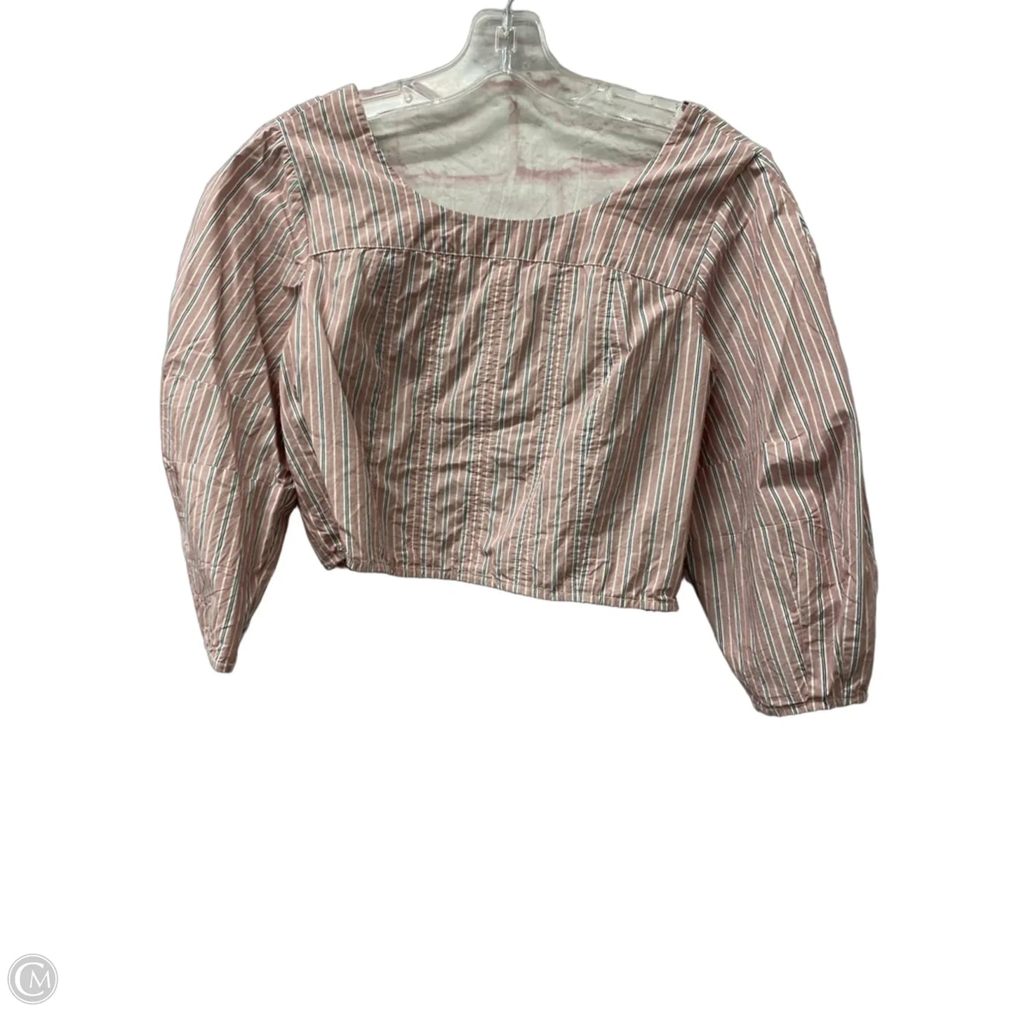 Top Long Sleeve By Loft In Red, Size: M