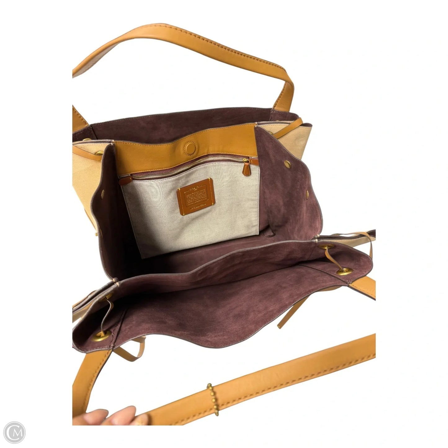 Handbag Designer By Coach, Size: Medium
