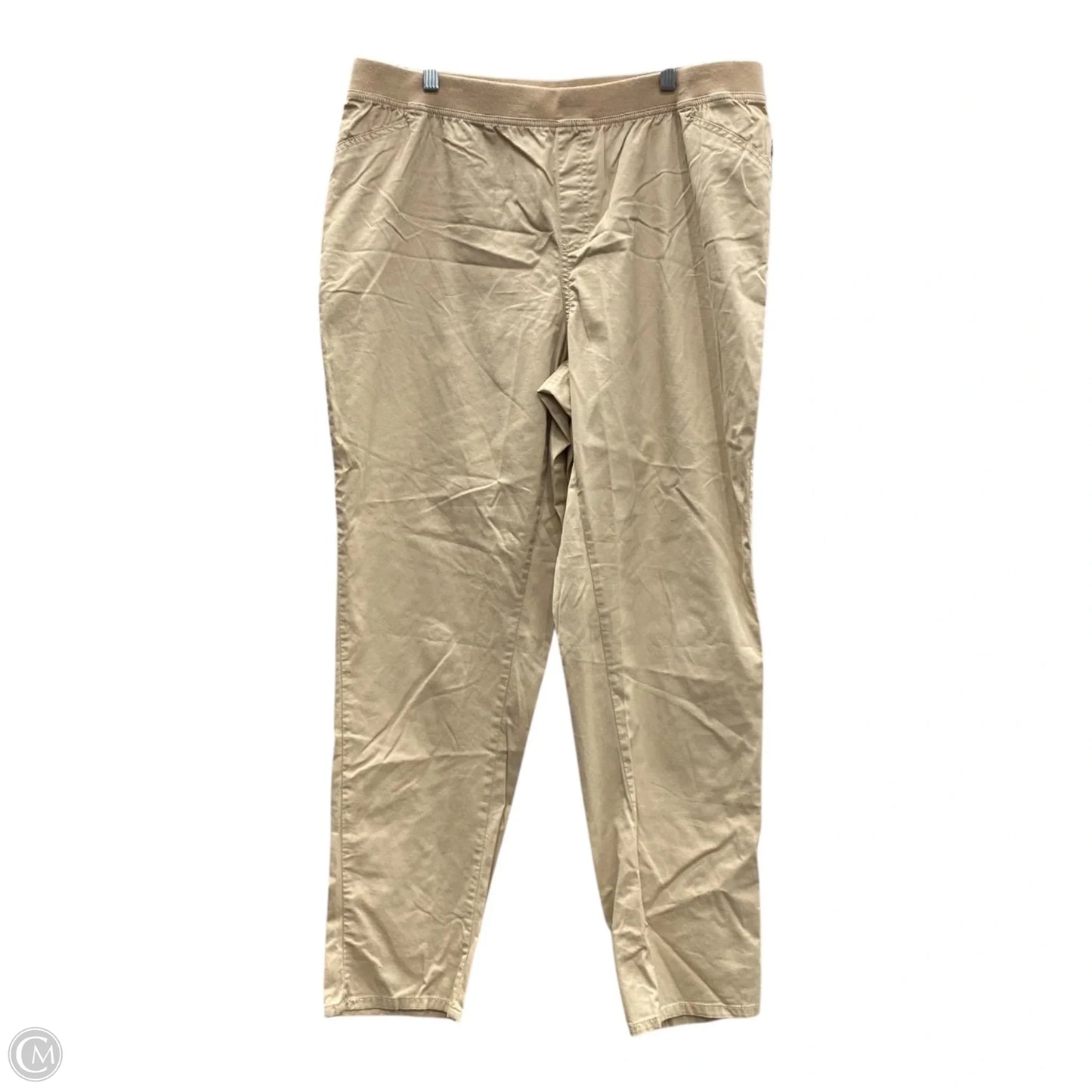 Pants Cropped By Avenue In Tan, Size: 18