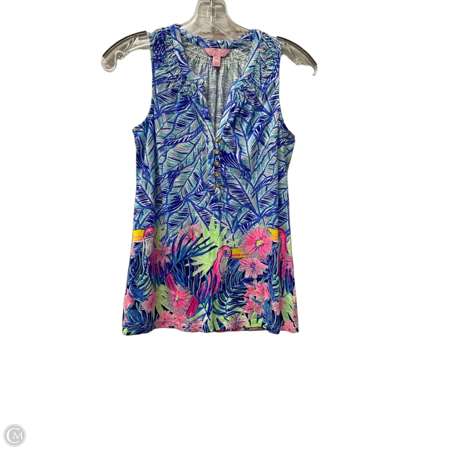 Top Sleeveless By Lilly Pulitzer In Blue, Size: Xs