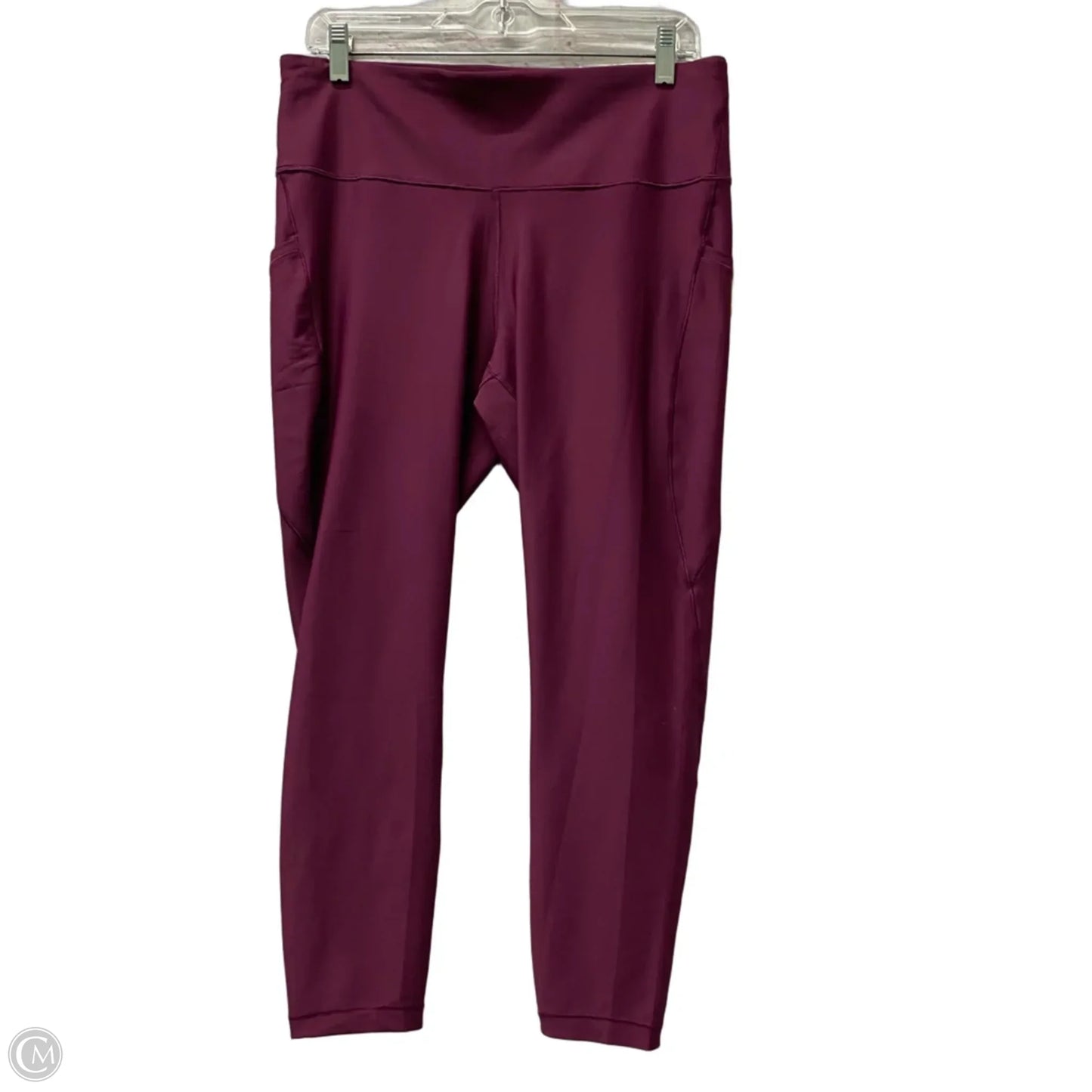 Athletic Capris By Athleta In Purple, Size: Xl