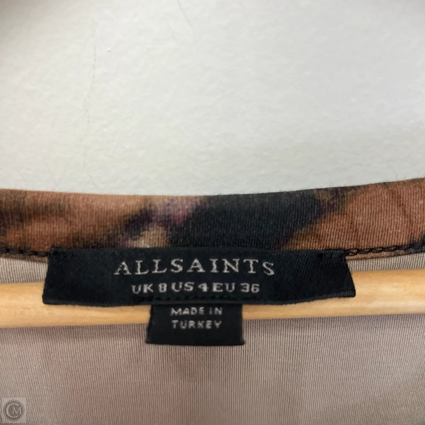 Dress Designer By All Saints In Tie Dye Print, Size: 4