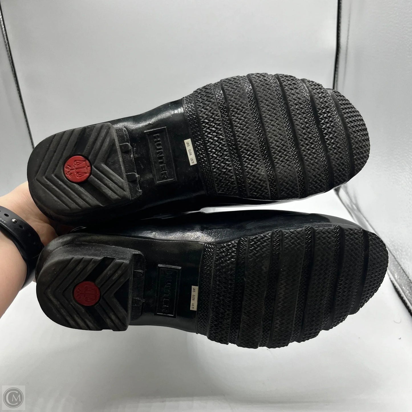 Boots Hiking By Hunter In Black, Size: 7