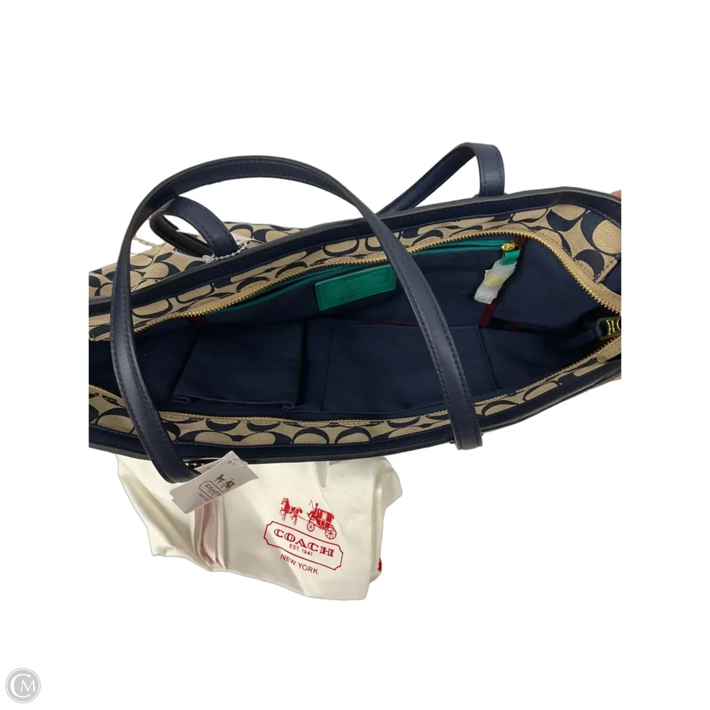 Handbag Designer By Coach, Size: Medium