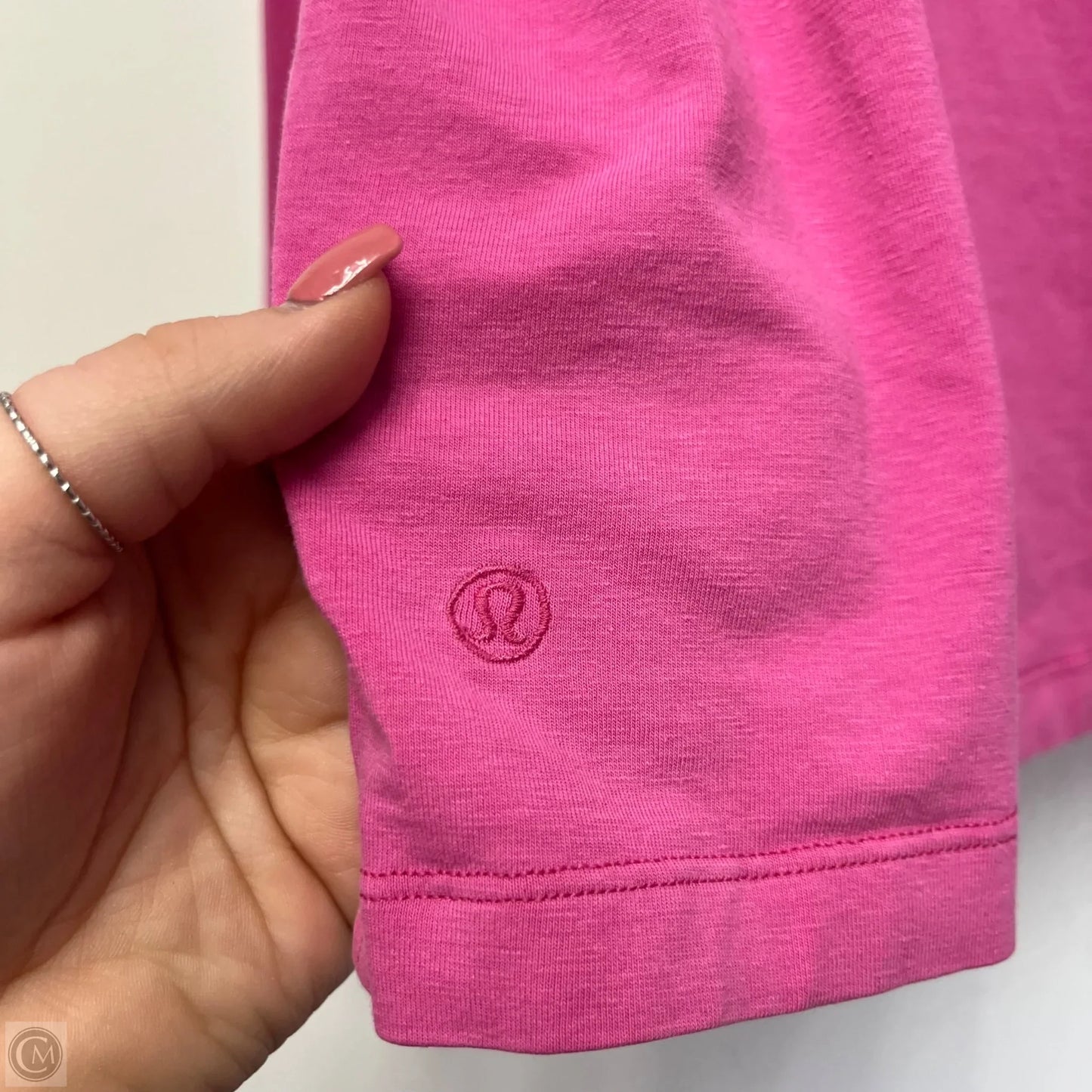 Top Long Sleeve By Lululemon In Pink, Size: Xl