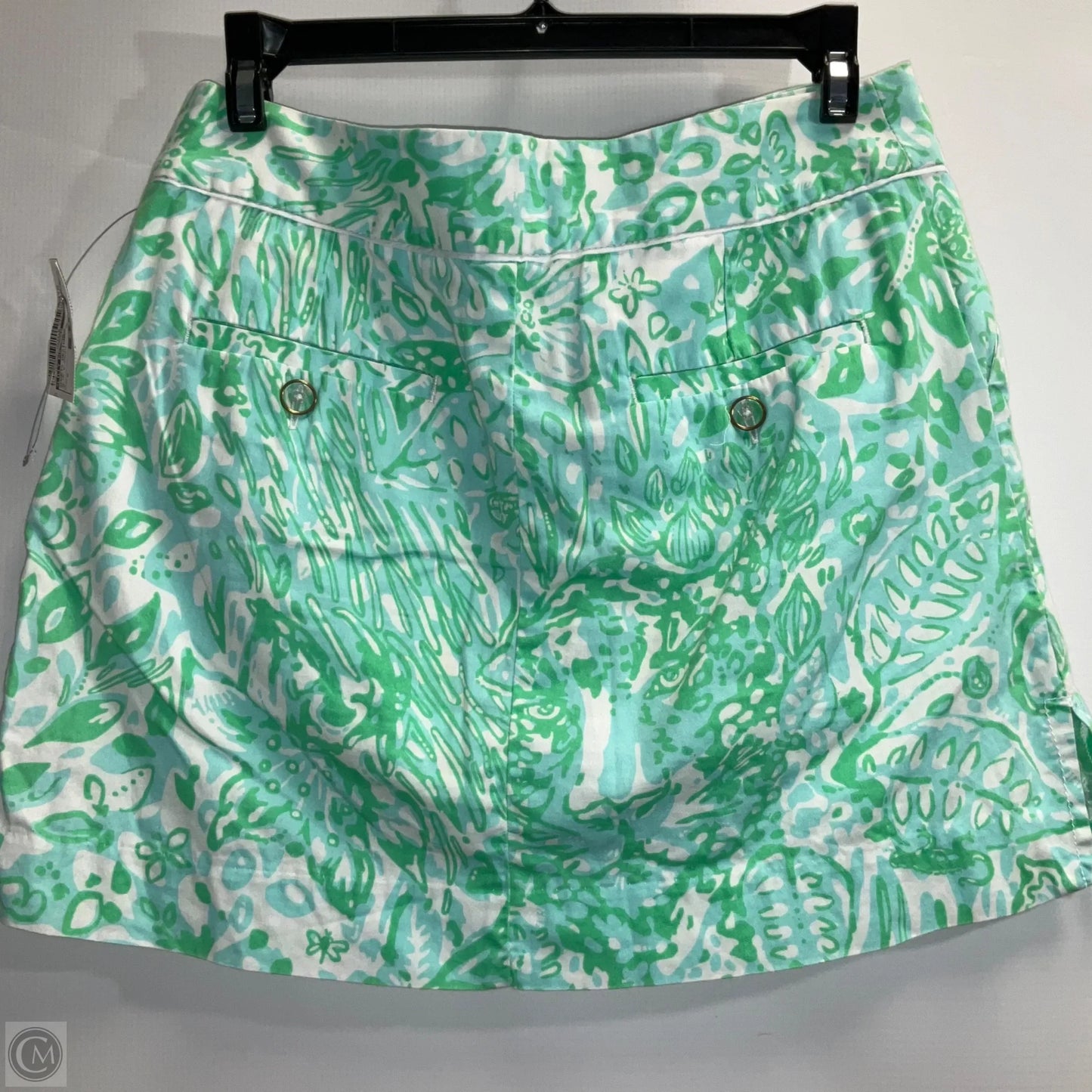 Shorts Designer By Lilly Pulitzer In Blue & Green, Size: 0