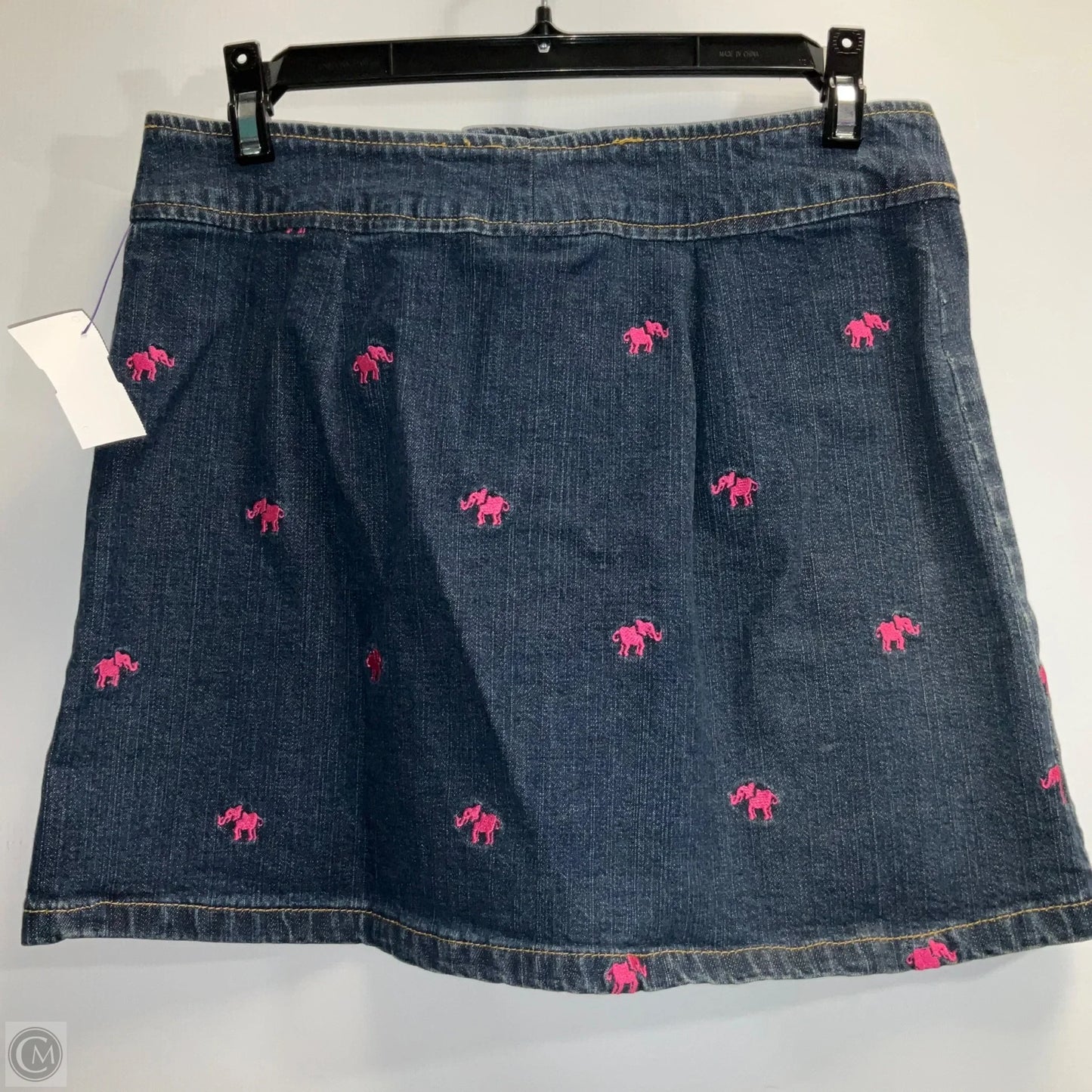 Skirt Mini & Short By Lilly Pulitzer In Blue Denim, Size: 0