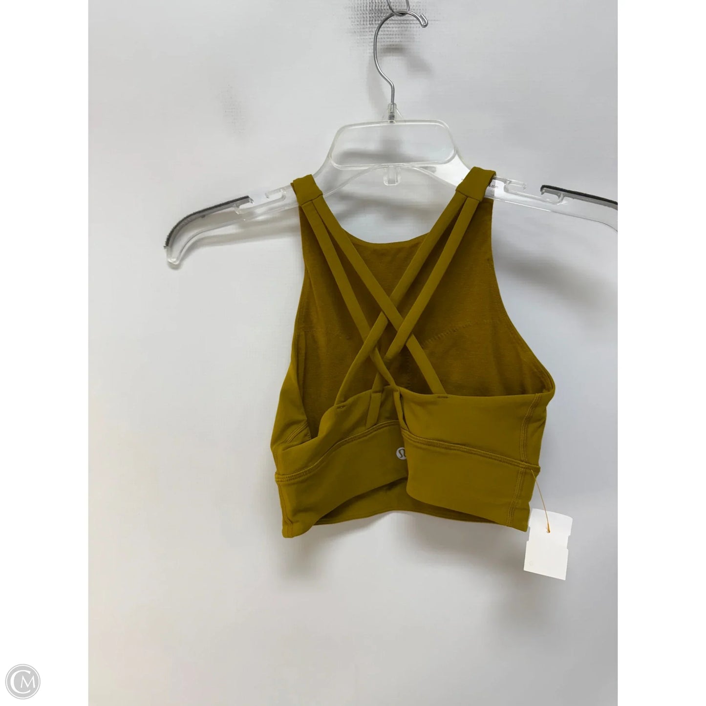 Athletic Bra By Lululemon In Yellow, Size: 4