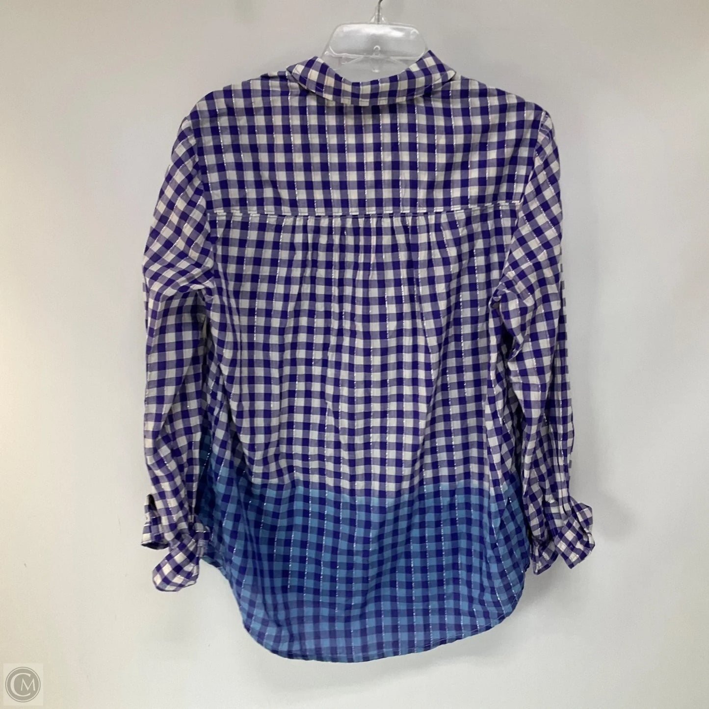 Top Long Sleeve By Anthropologie In Blue, Size: M