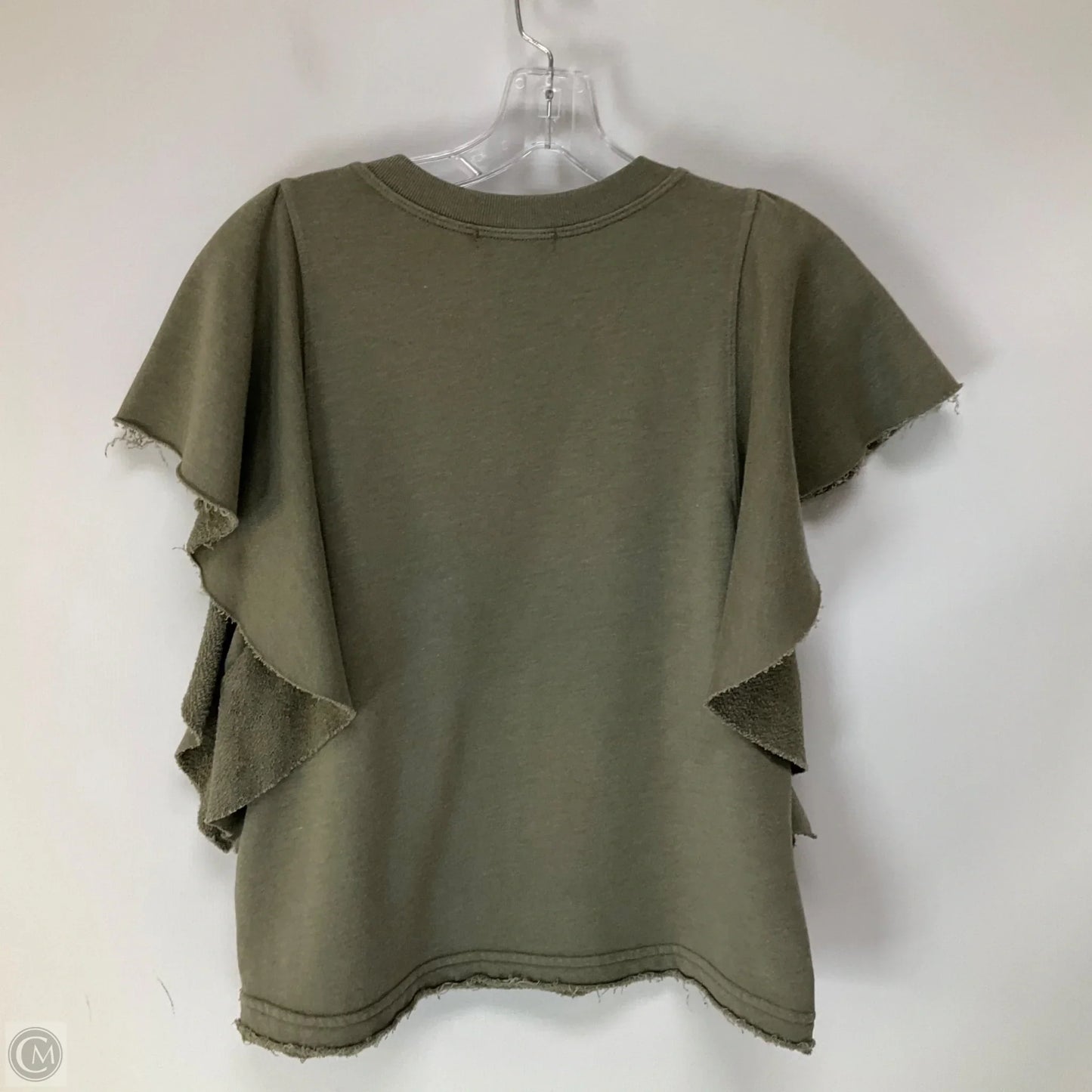 Top Short Sleeve By Michael Stars In Green, Size: S