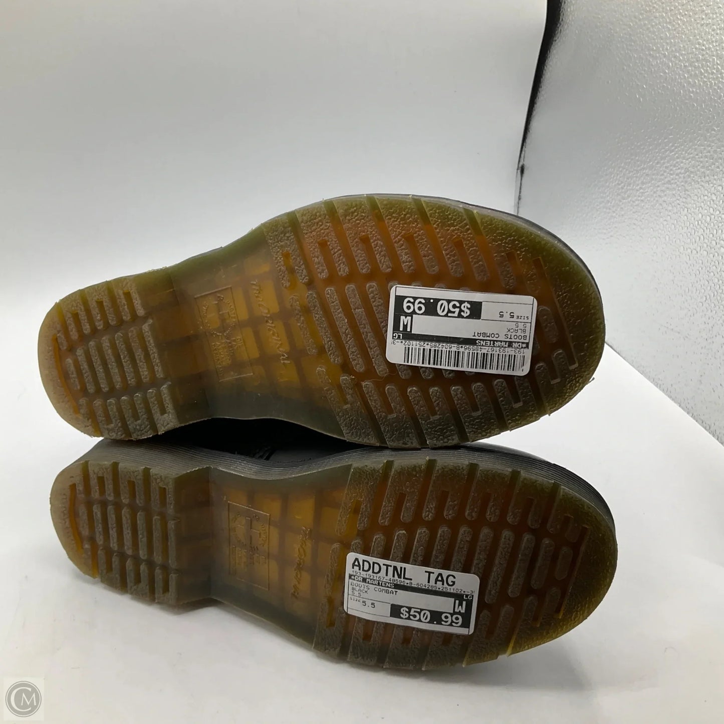 Boots Combat By Dr Martens In Black, Size: 5.5