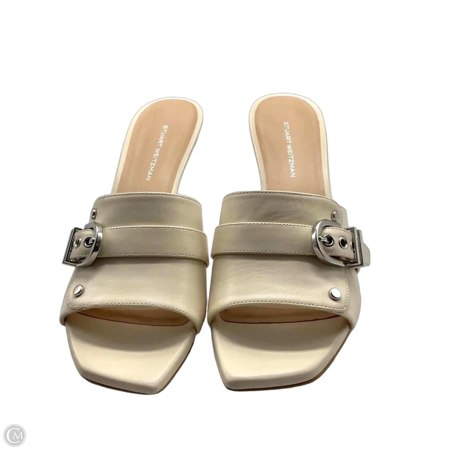 Shoes Designer By Stuart Weitzman In Cream, Size: 8