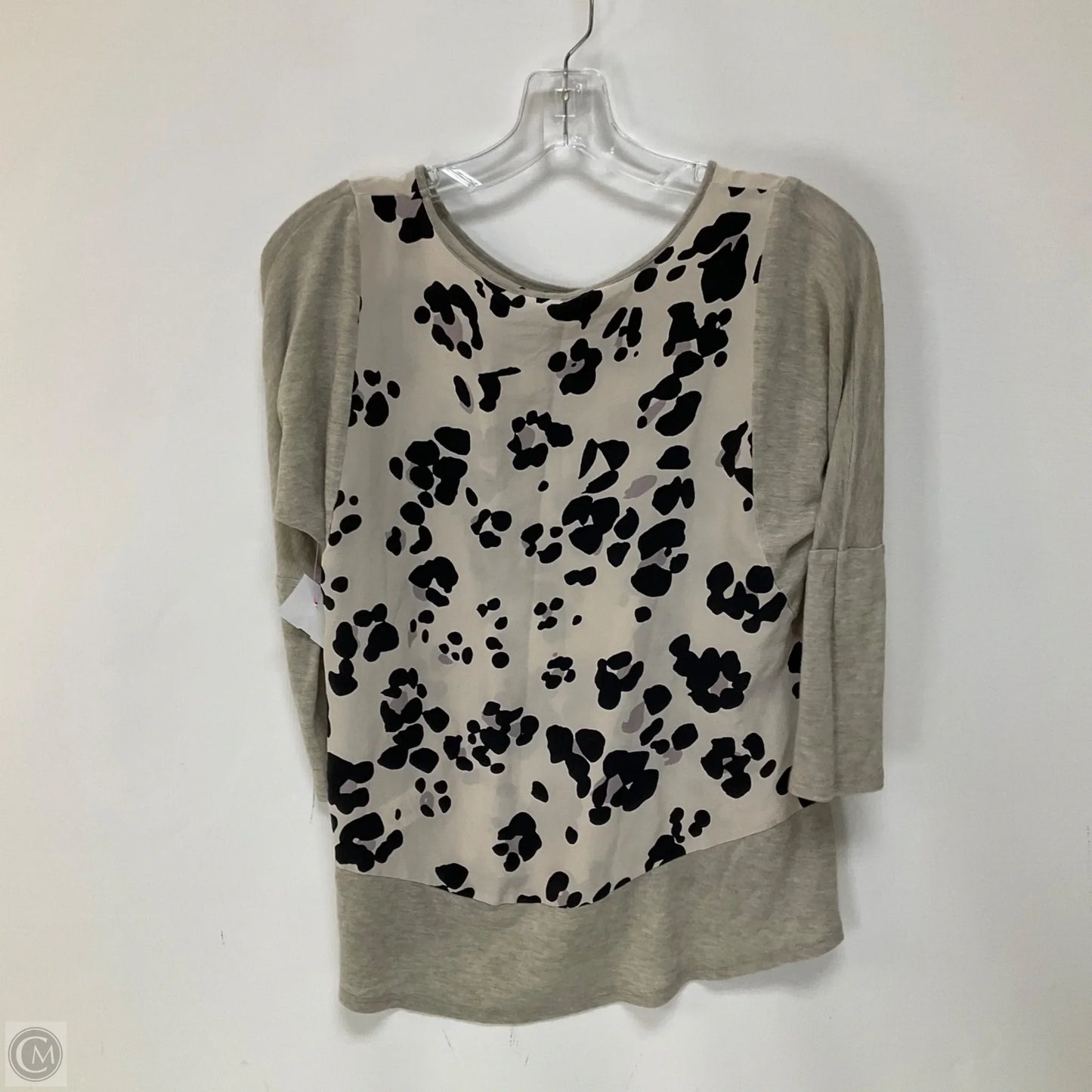 Top Long Sleeve By Rebecca Taylor In Animal Print, Size: S
