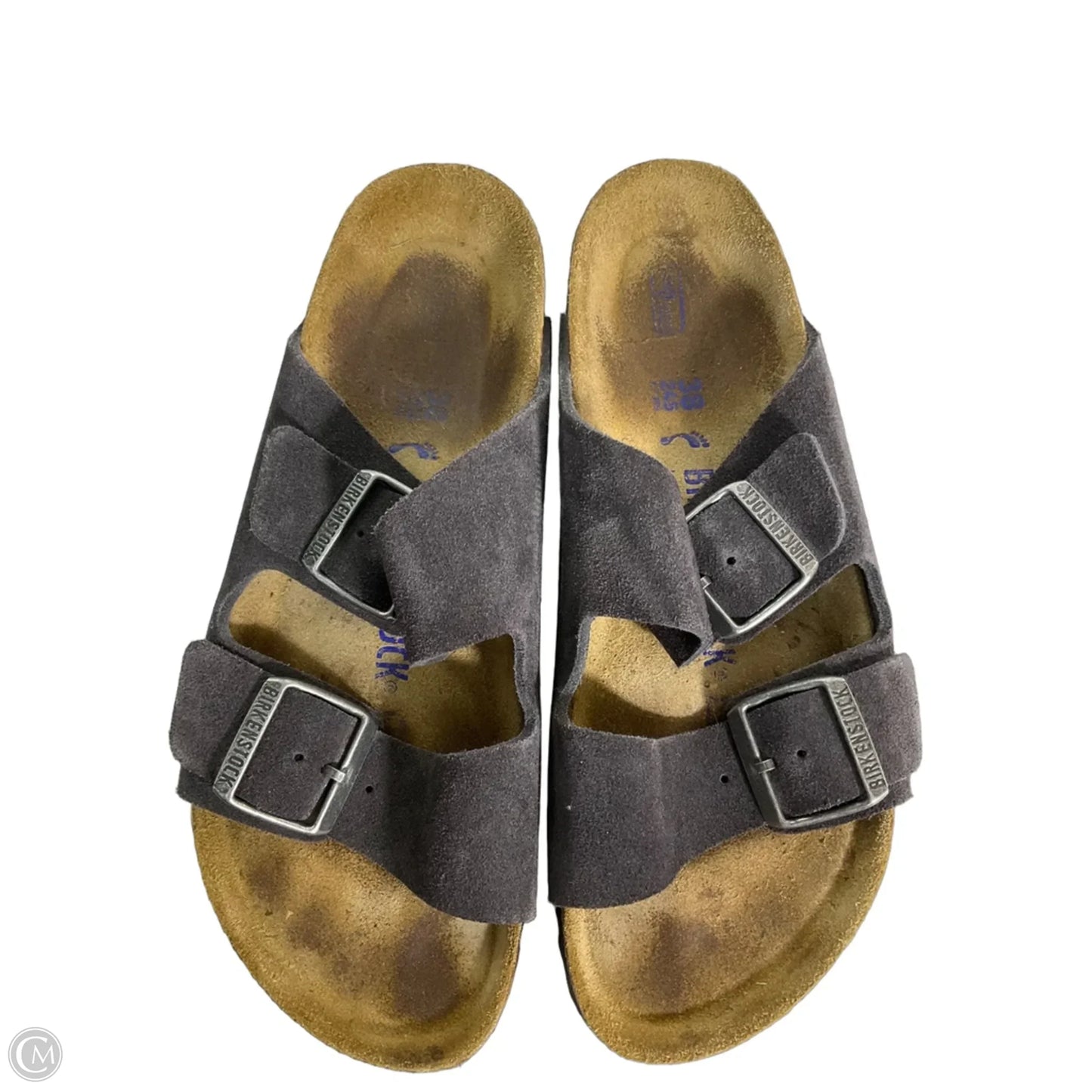 Sandals Flats By Birkenstock In Black, Size: 7