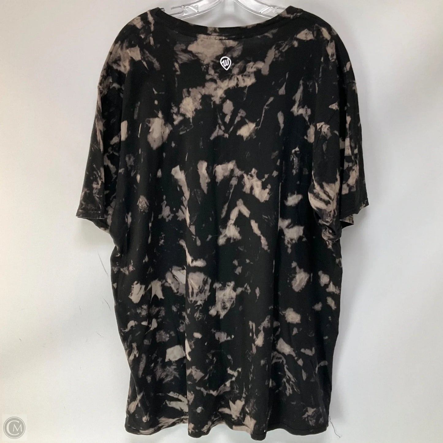 Top Short Sleeve By Clothes Mentor In Tie Dye Print, Size: Xxl
