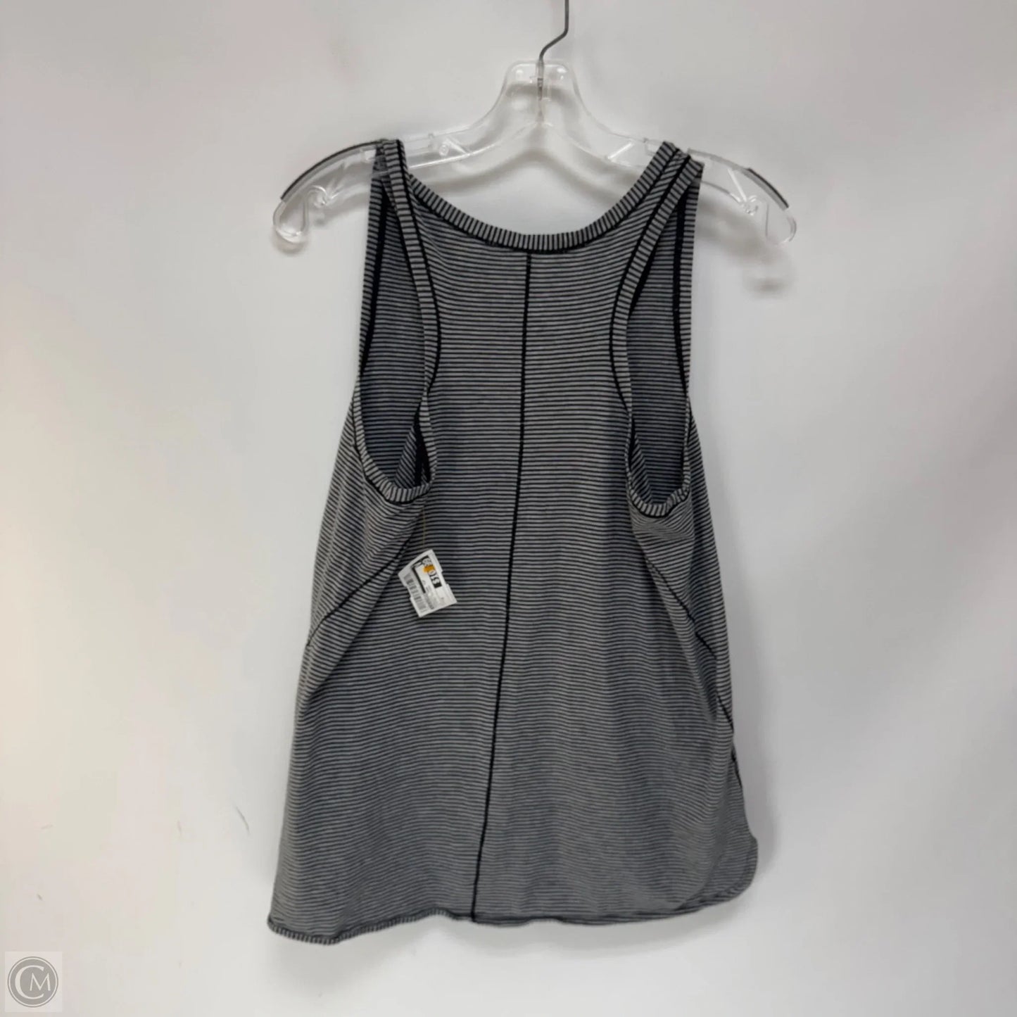 Athletic Tank Top By Lululemon In Striped Pattern, Size: M