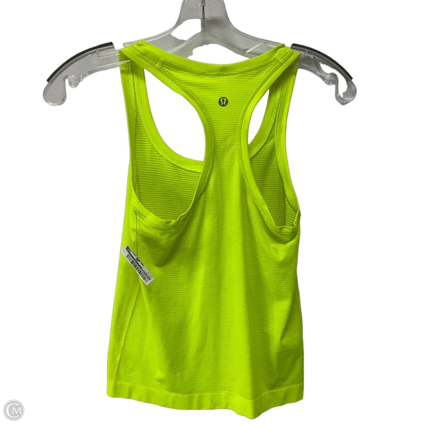 Athletic Tank Top By Lululemon In Yellow, Size: 2