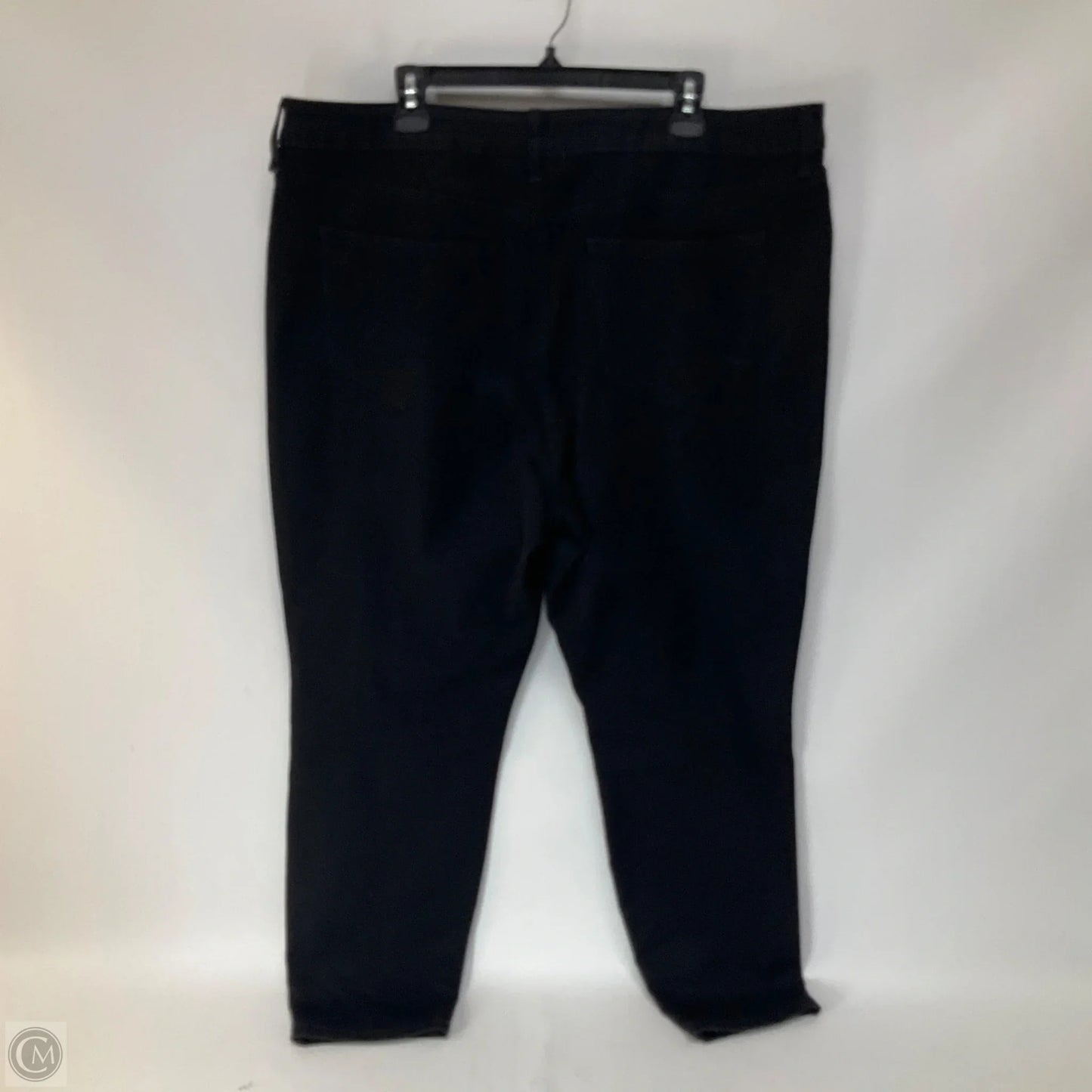 Jeans Skinny By Evri In Black Denim, Size: 18