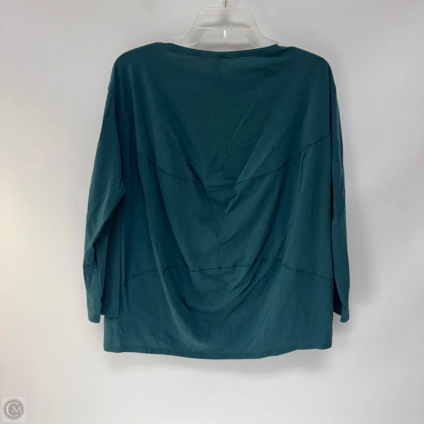 Athletic Top Long Sleeve Crewneck By Lululemon In Green, Size: 8