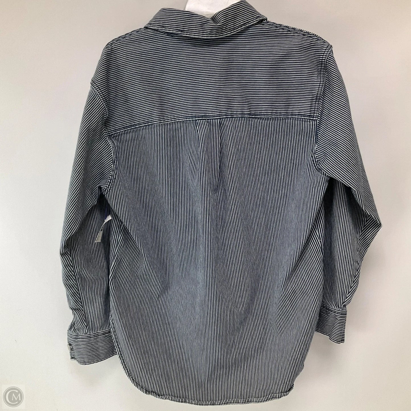 Jacket Shirt By Universal Thread In Striped Pattern, Size: S