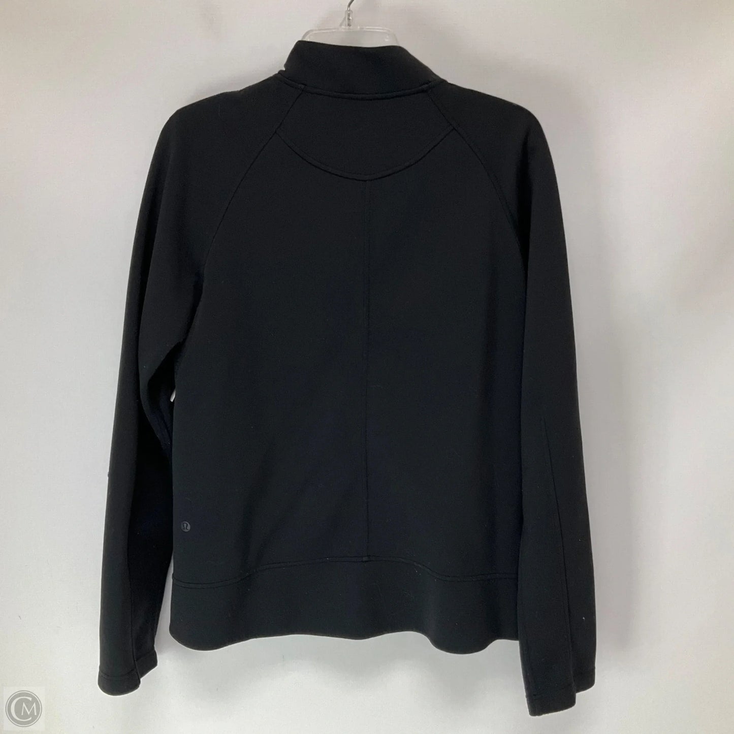 Athletic Jacket By Lululemon In Black, Size: 8