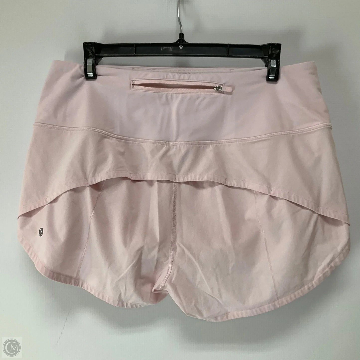 Athletic Shorts By Lululemon In Pink, Size: 10