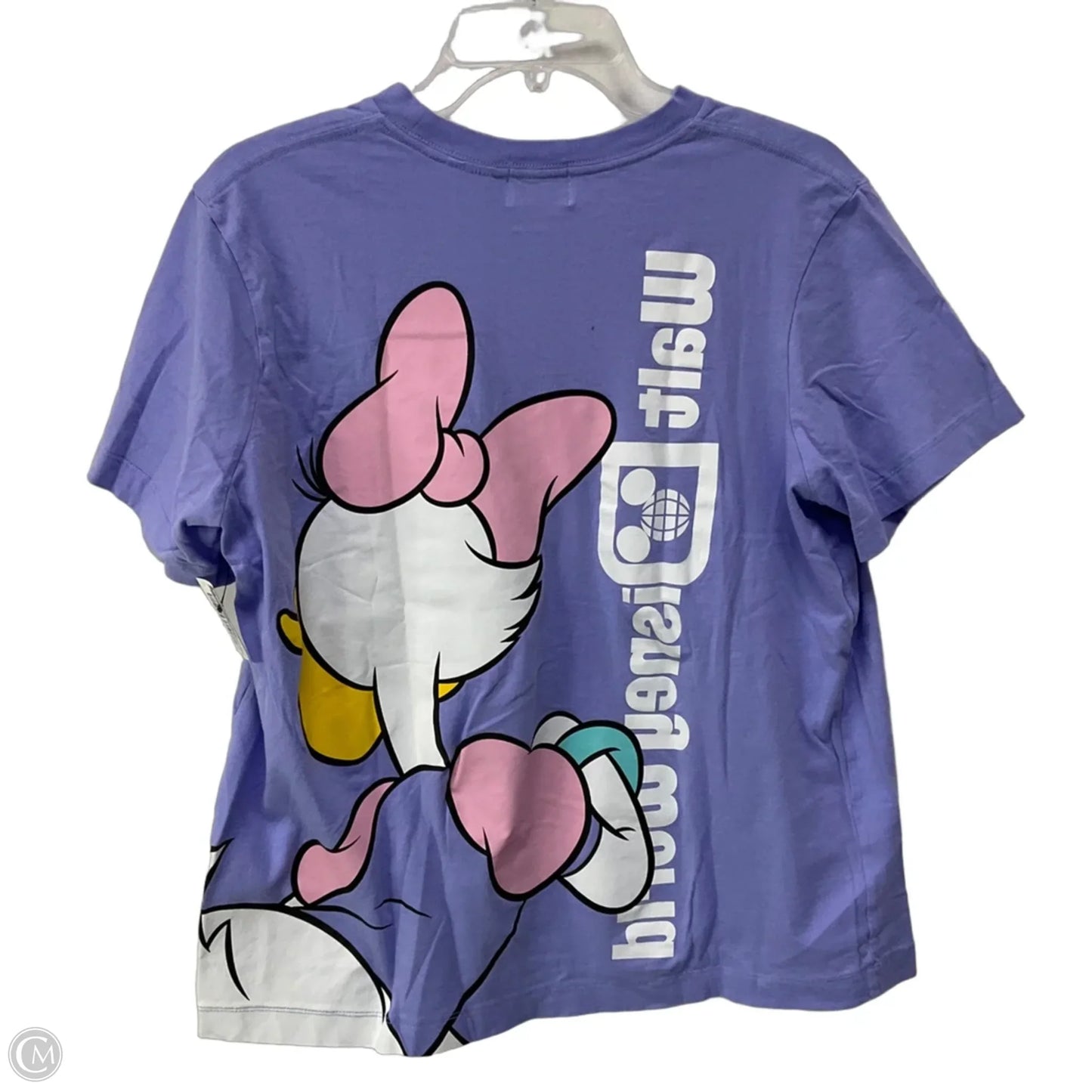 Top Short Sleeve Basic By Disney In Purple, Size: M