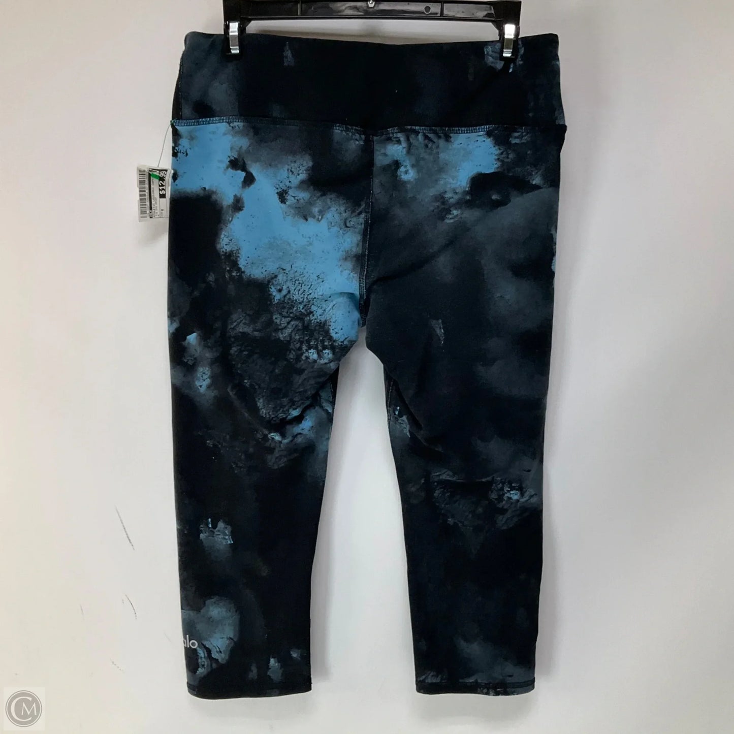 Athletic Leggings Capris By Alo In Tie Dye Print, Size: M