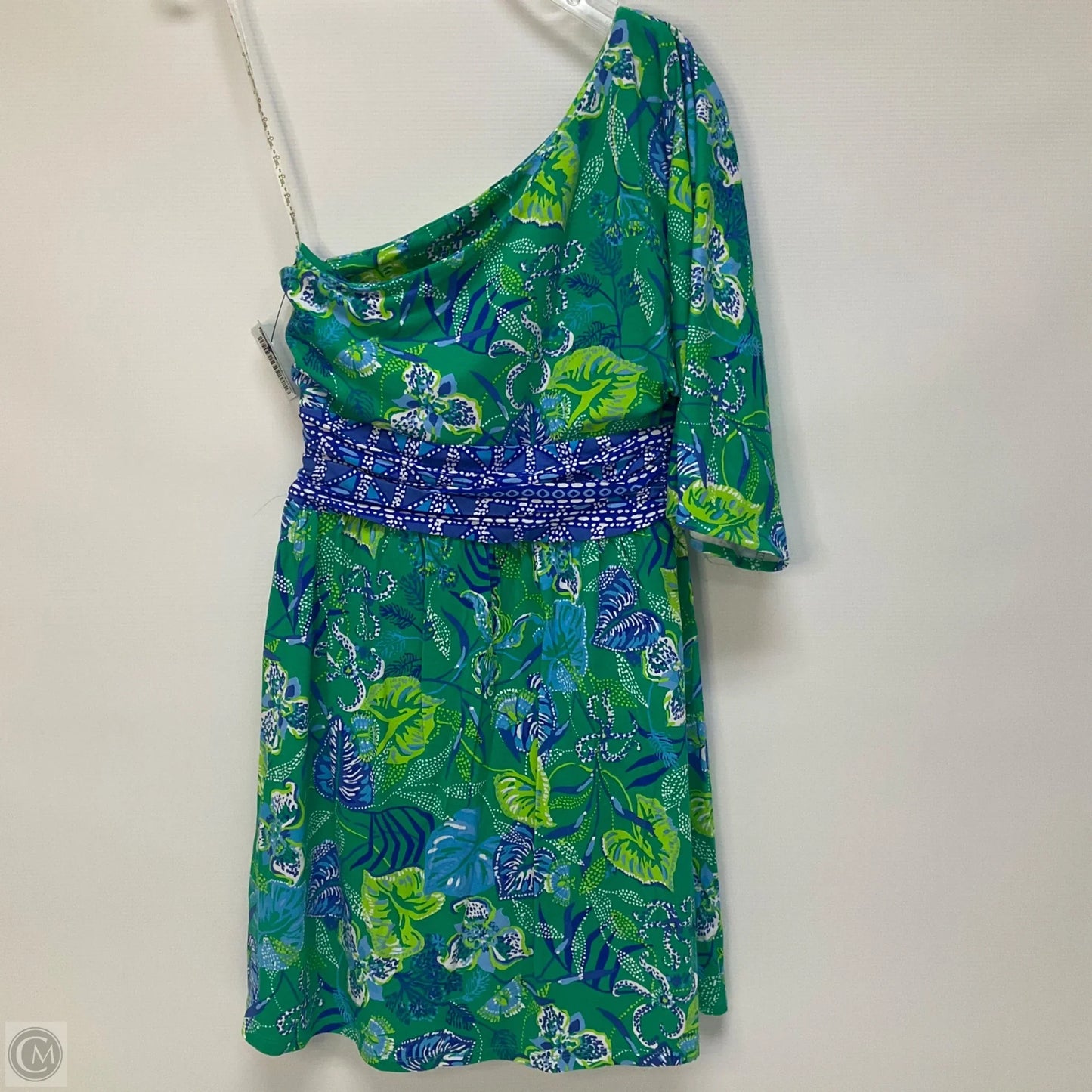 Dress Designer By Lilly Pulitzer In Blue & Green, Size: 0