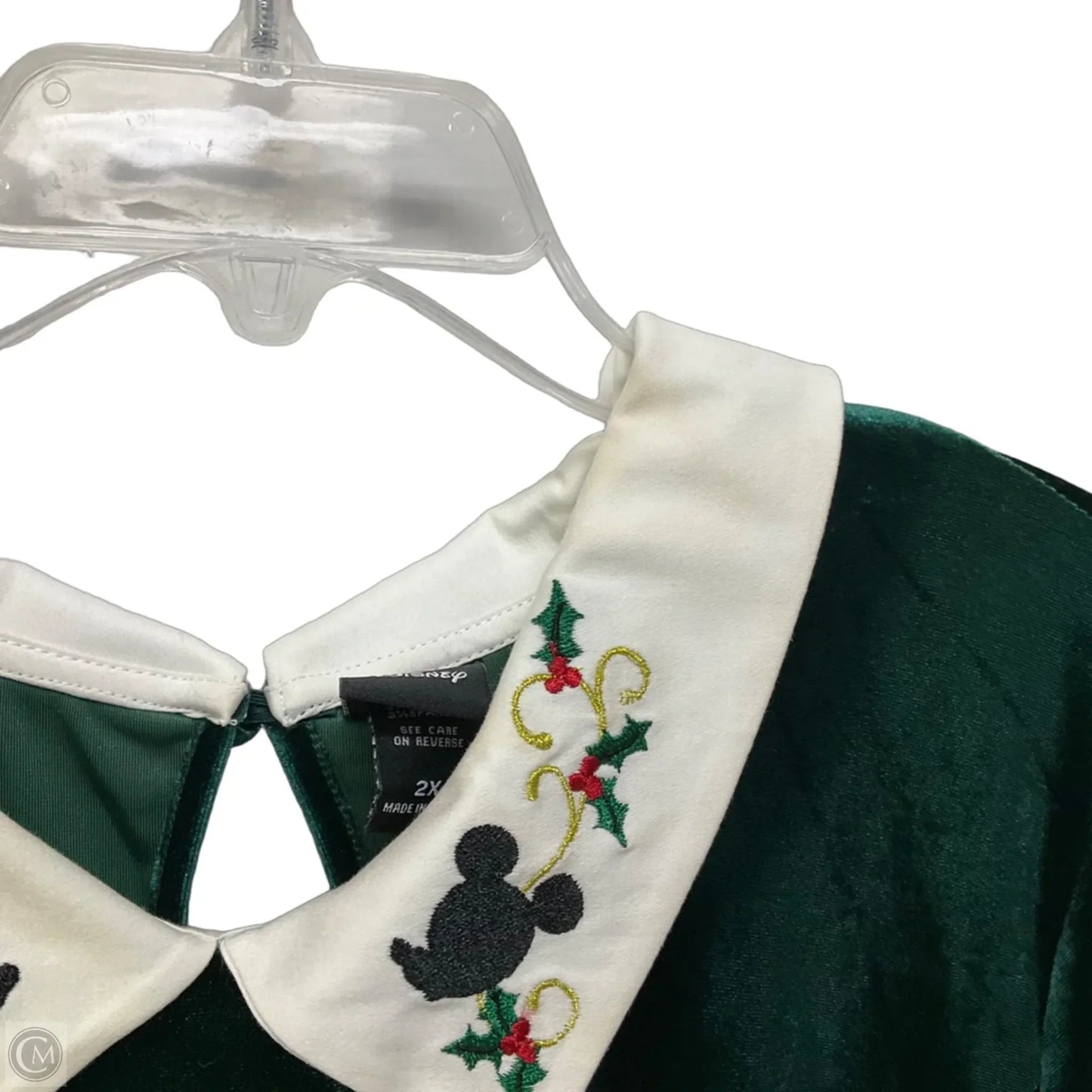 Dress Party Midi By Disney In Green, Size: 2x