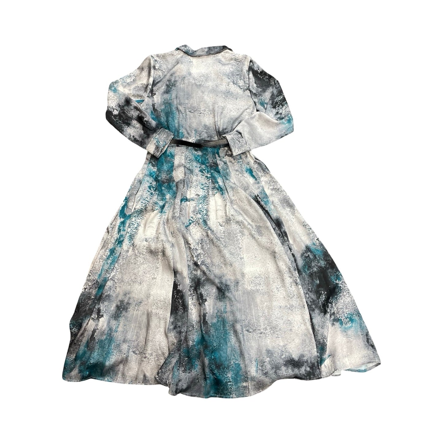 Dress Party Midi By Cmb In Blue & Grey, Size:12