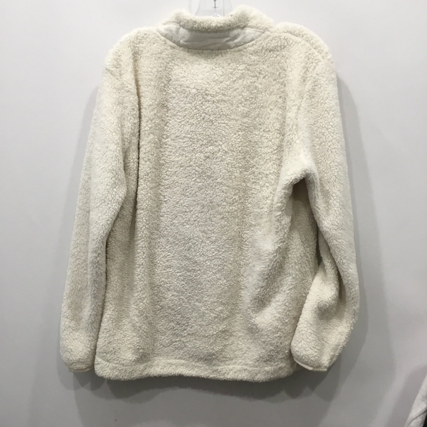 Jacket Fleece By Eddie Bauer In Cream, Size: Xl