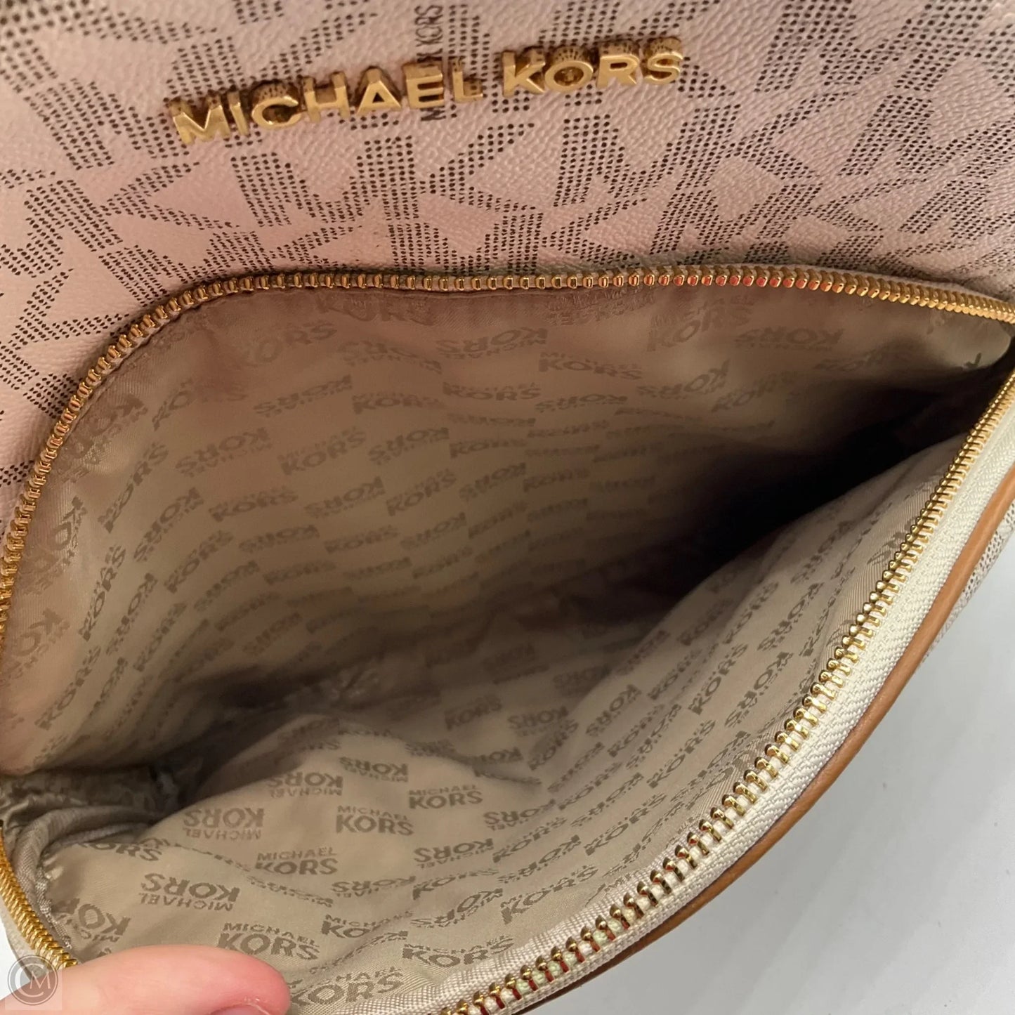 Backpack Designer By Michael Kors, Size: Medium