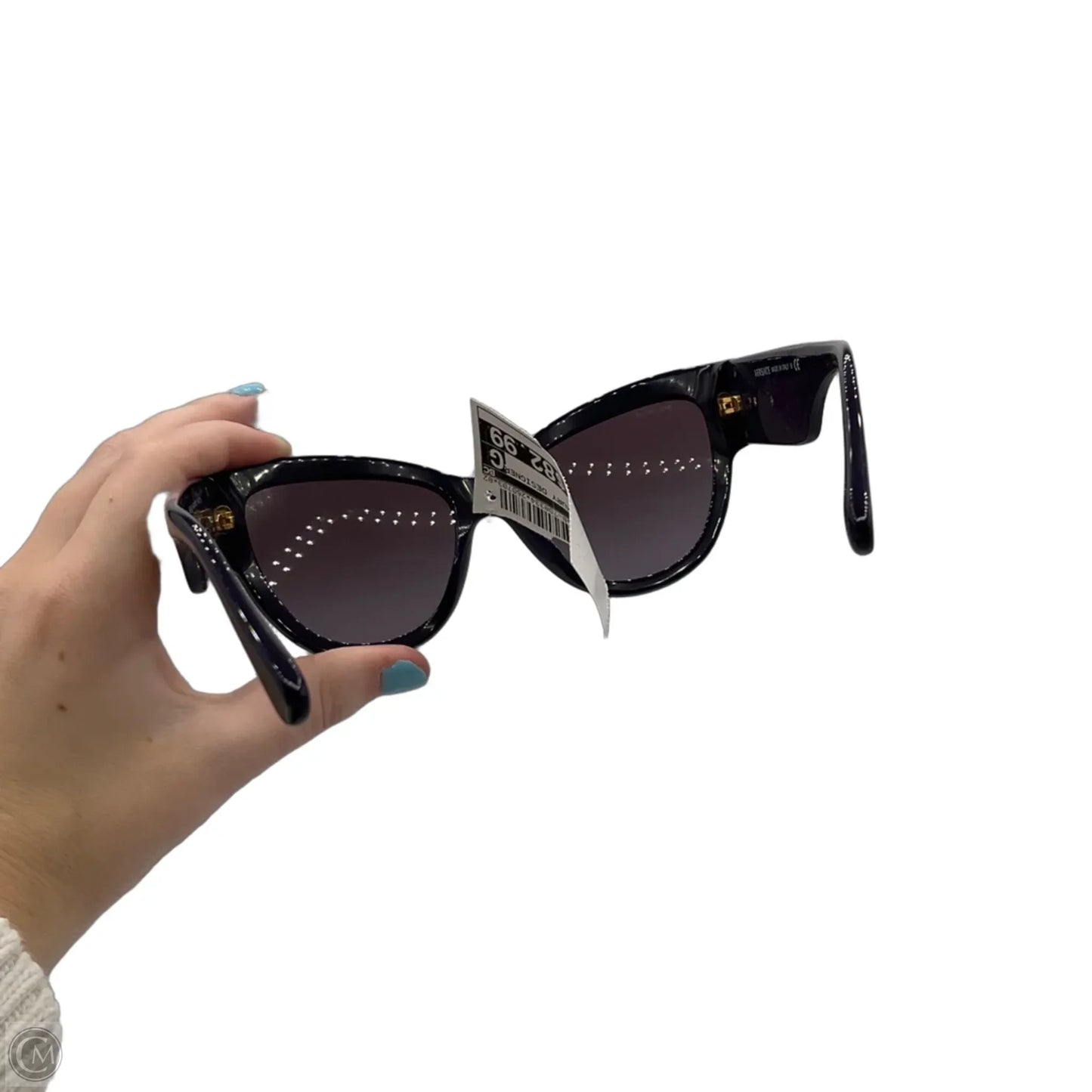 Sunglasses Luxury Designer By Versace, Size: