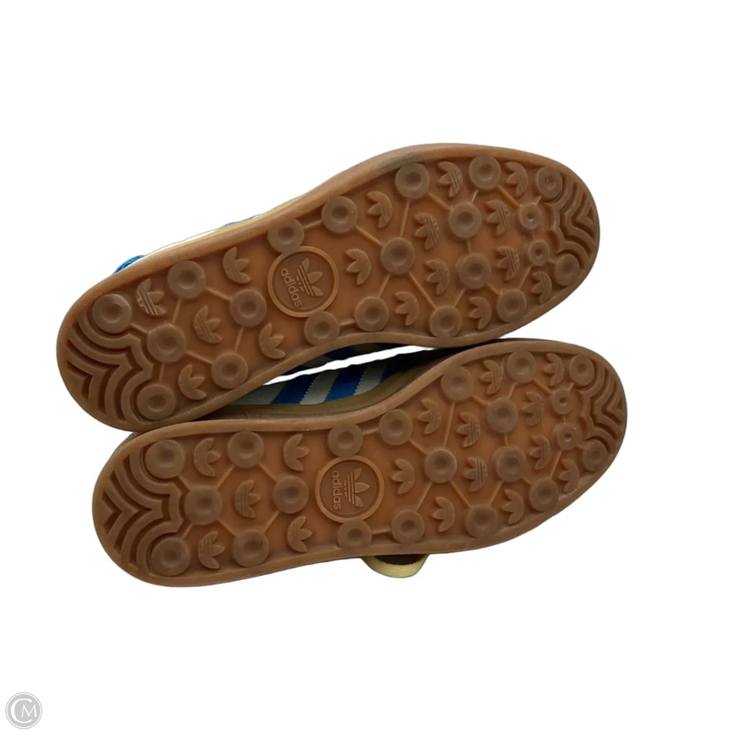 Shoes Sneakers By Adidas In Blue & Yellow, Size: 9