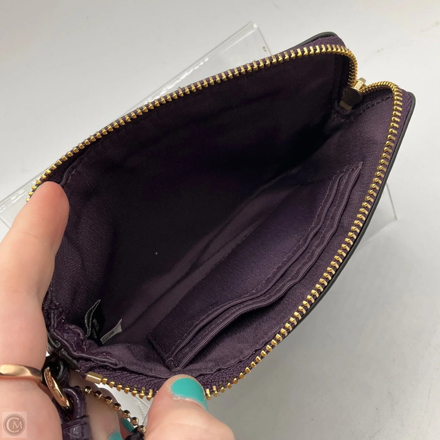 Wristlet Designer By Coach, Size: Small