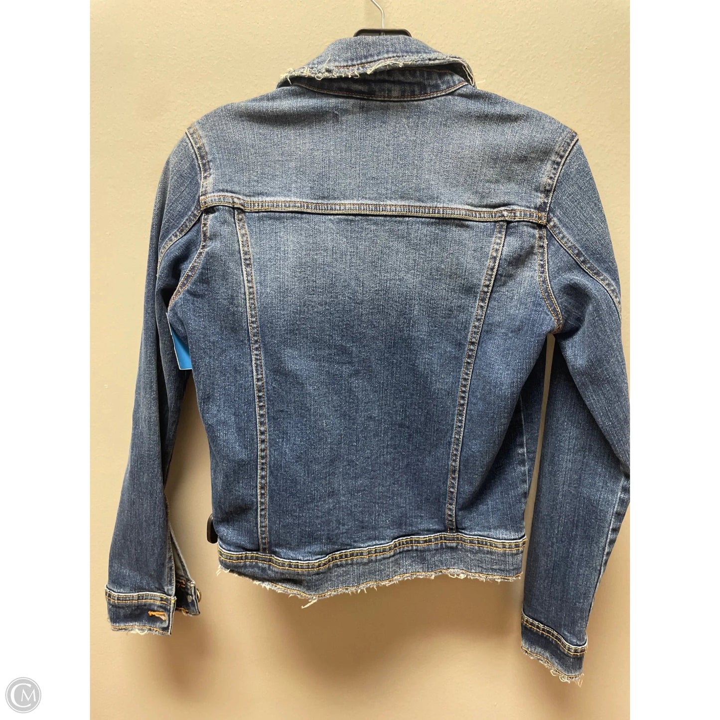 Jacket Denim By Zara In Blue Denim, Size: S