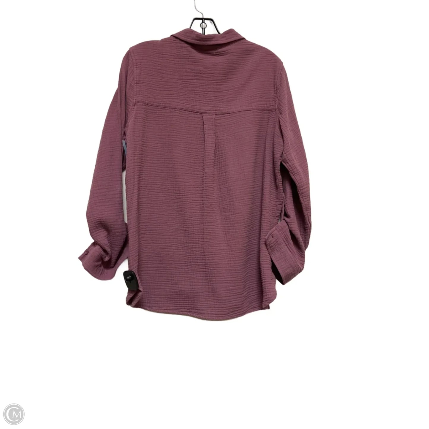 Top Long Sleeve By Anne Klein In Purple, Size: M