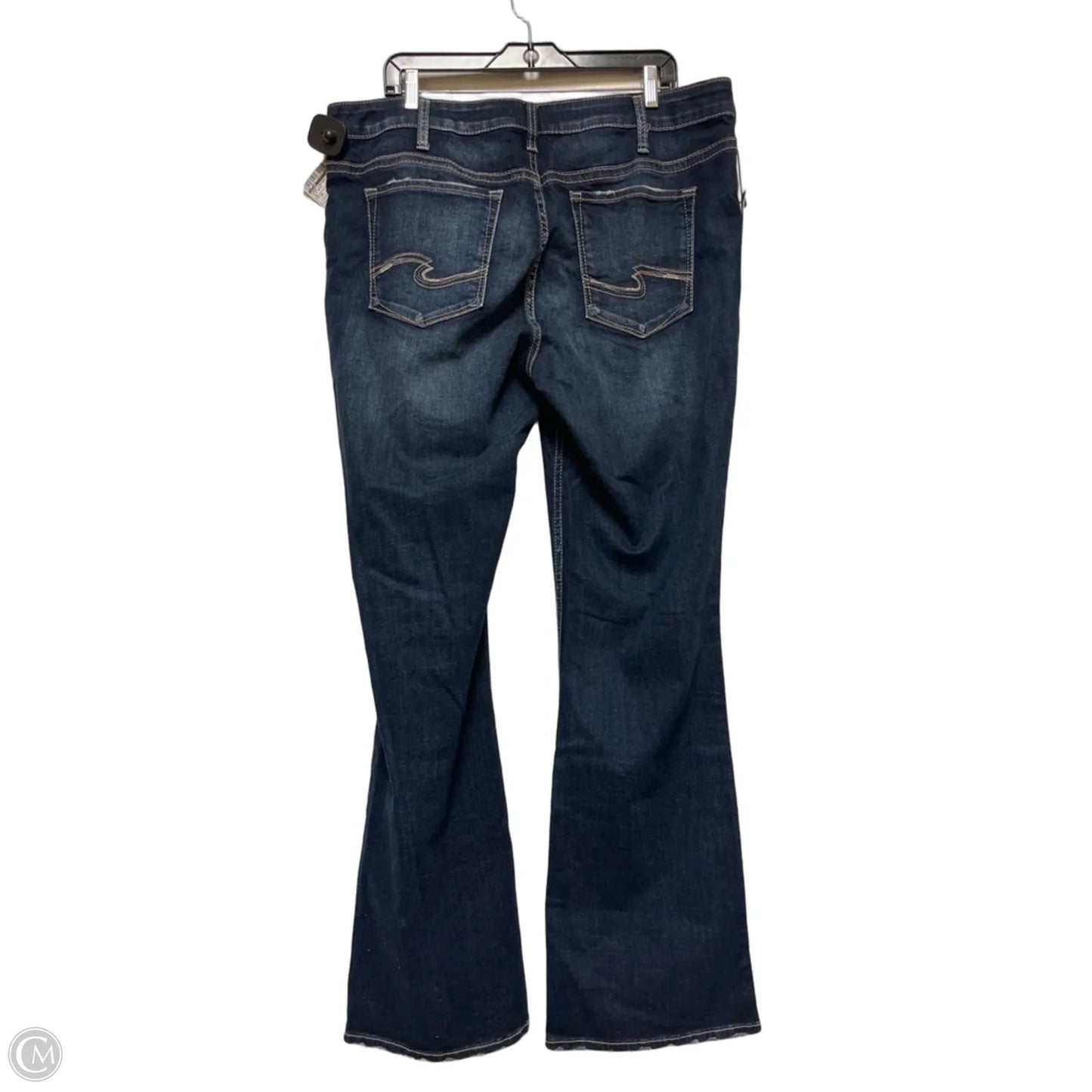 Jeans Straight By Silver In Blue Denim, Size: 18
