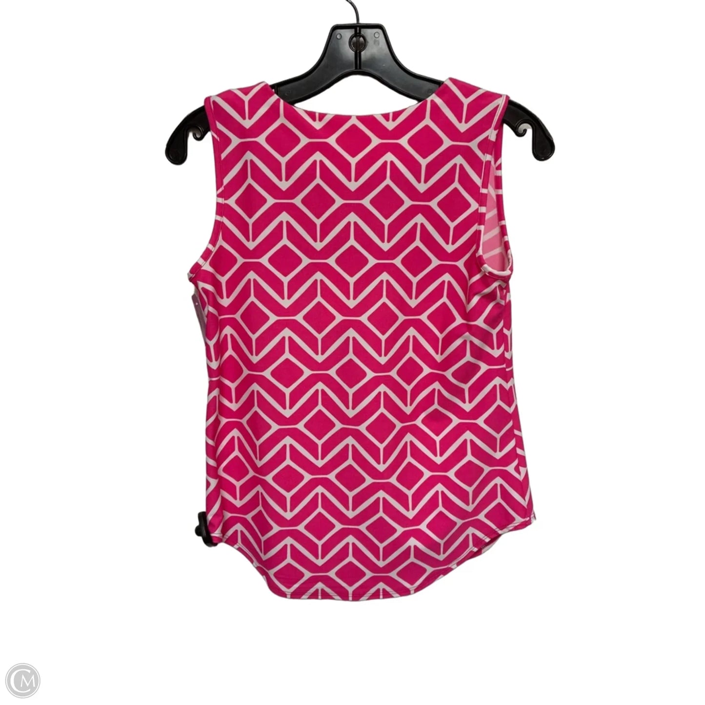 Top Sleeveless By Jude Connally In Pink & White, Size: Xs