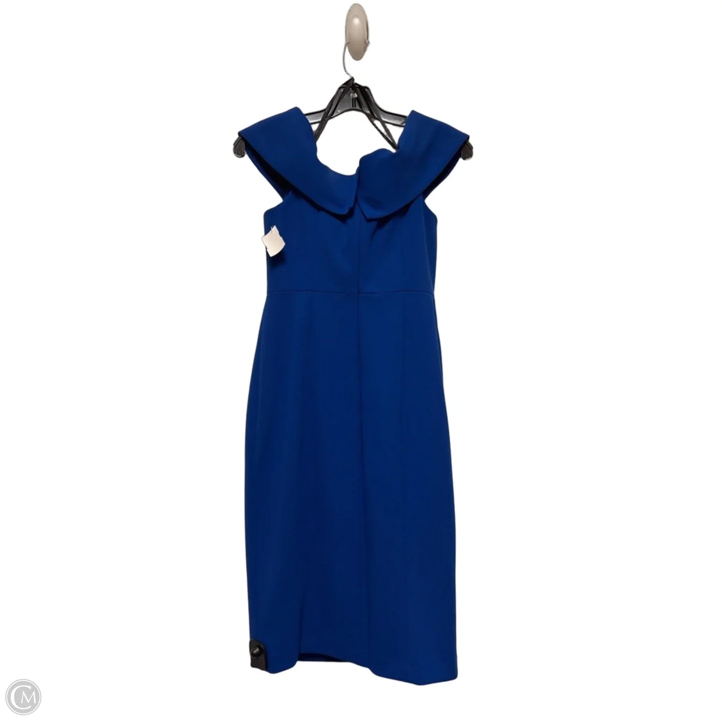 Dress Casual Midi By Calvin Klein In Blue, Size: S