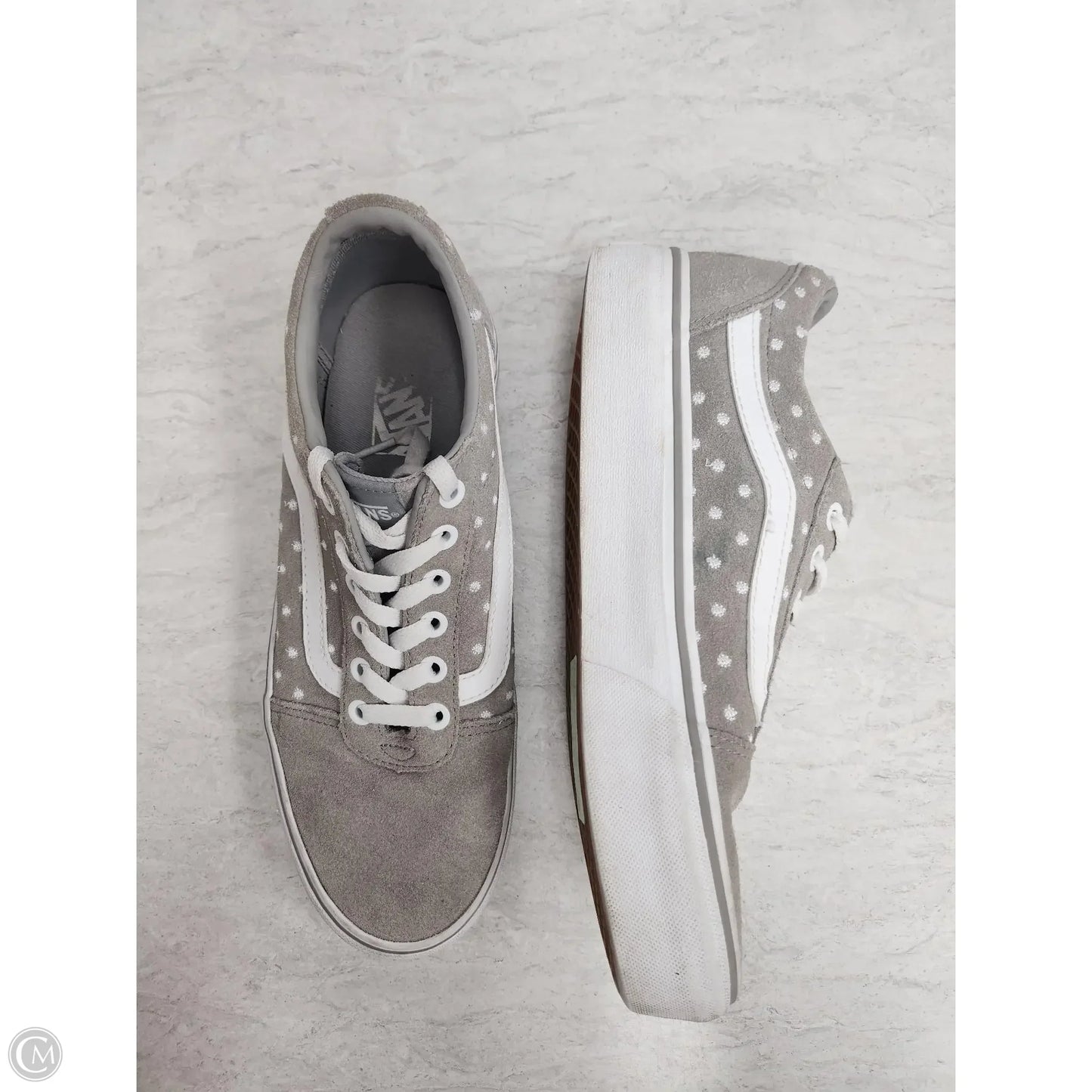 Shoes Sneakers By Vans In Taupe, Size: 9.5