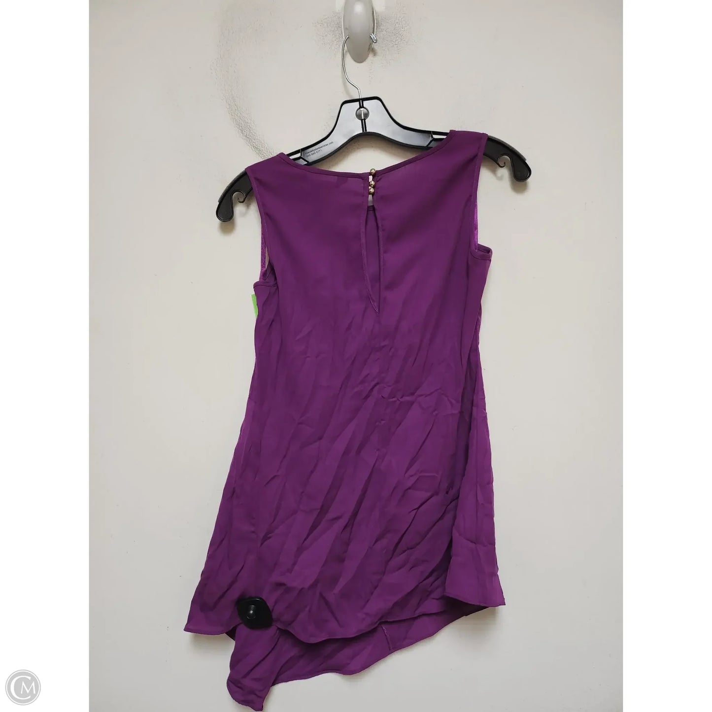 Top Sleeveless By White House Black Market In Purple, Size: Xs