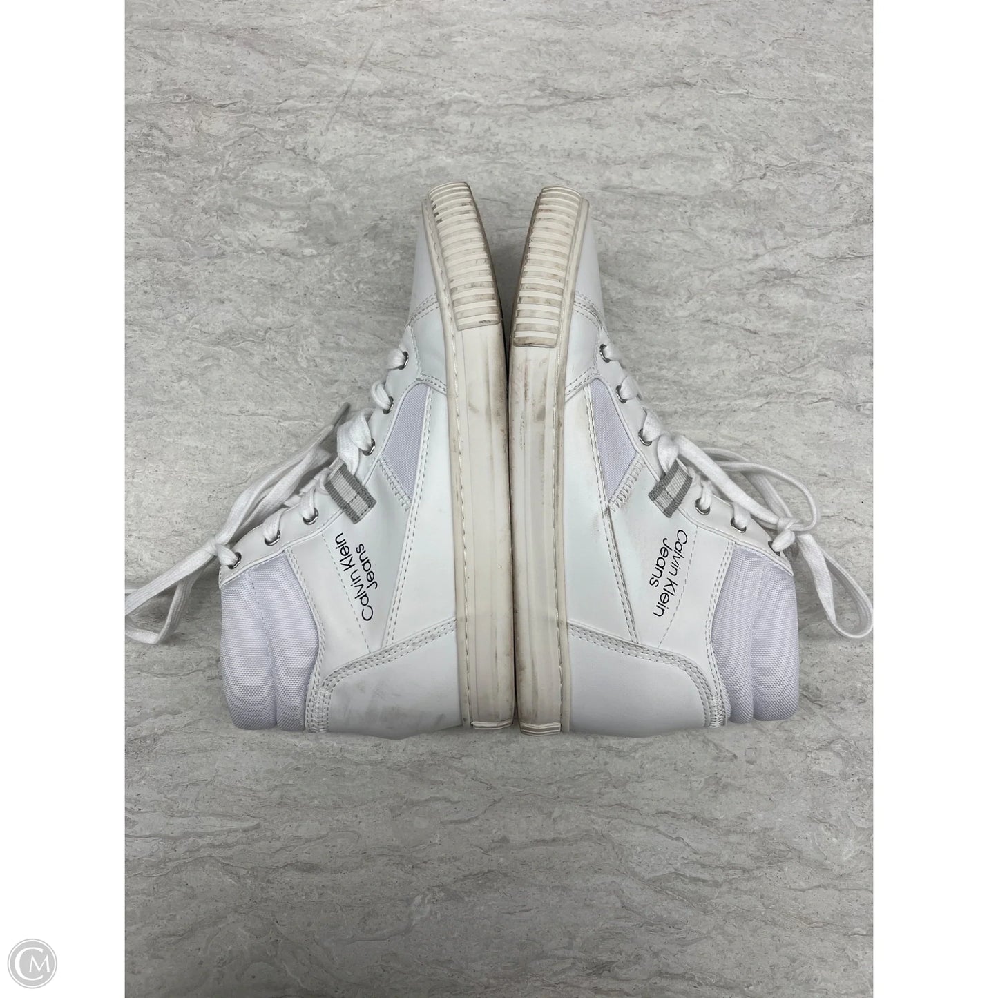 Shoes Sneakers By Calvin Klein In White, Size: 9