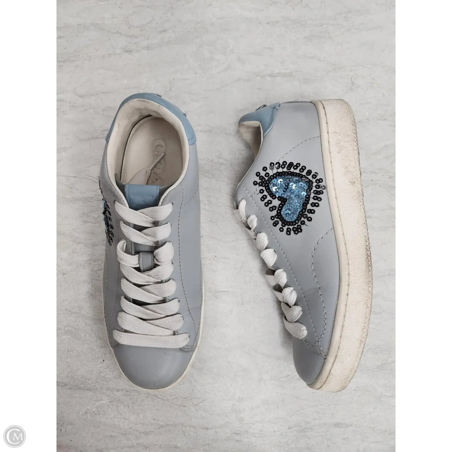 Shoes Designer By Coach In Blue, Size: 6