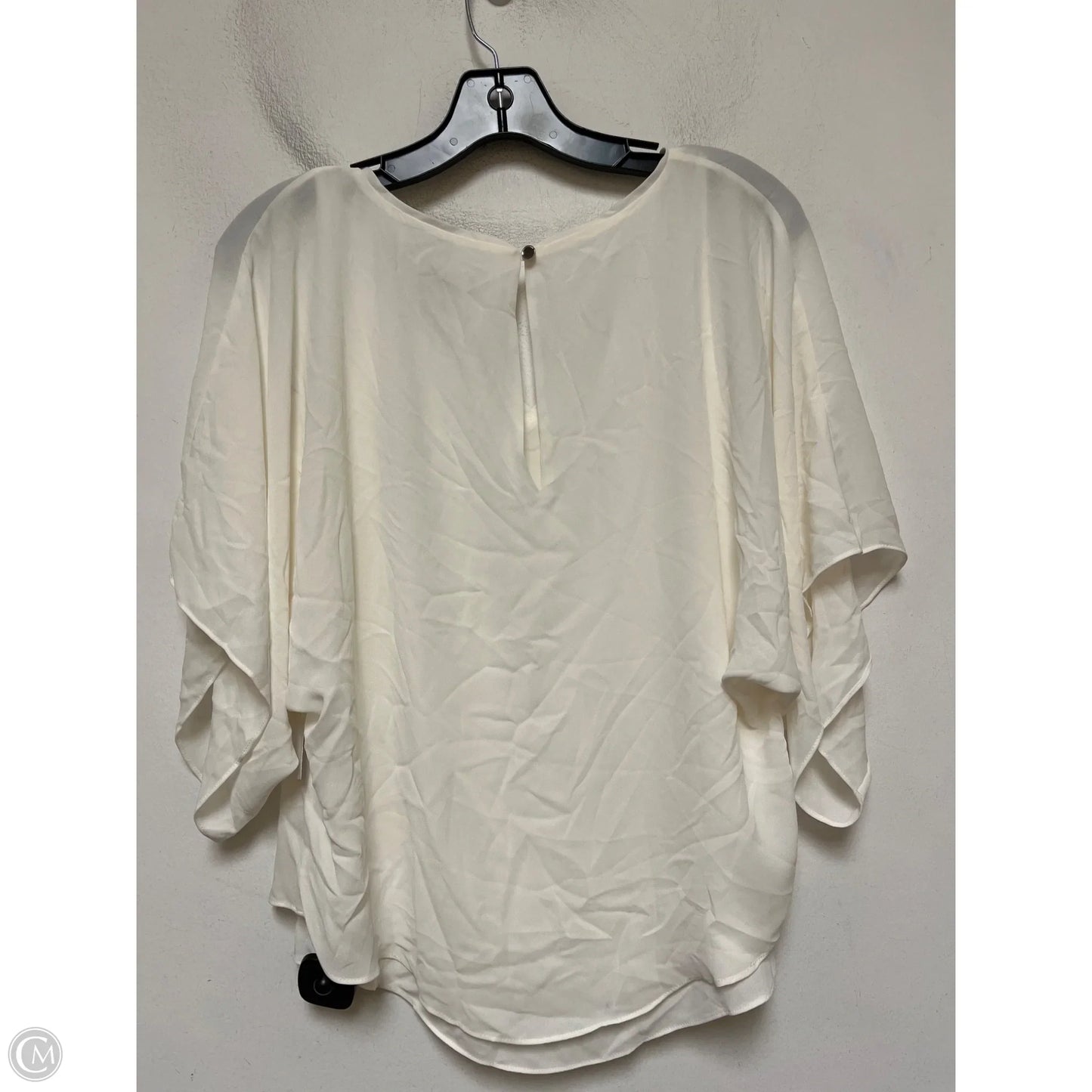 Top Short Sleeve By White House Black Market In White, Size: Xs