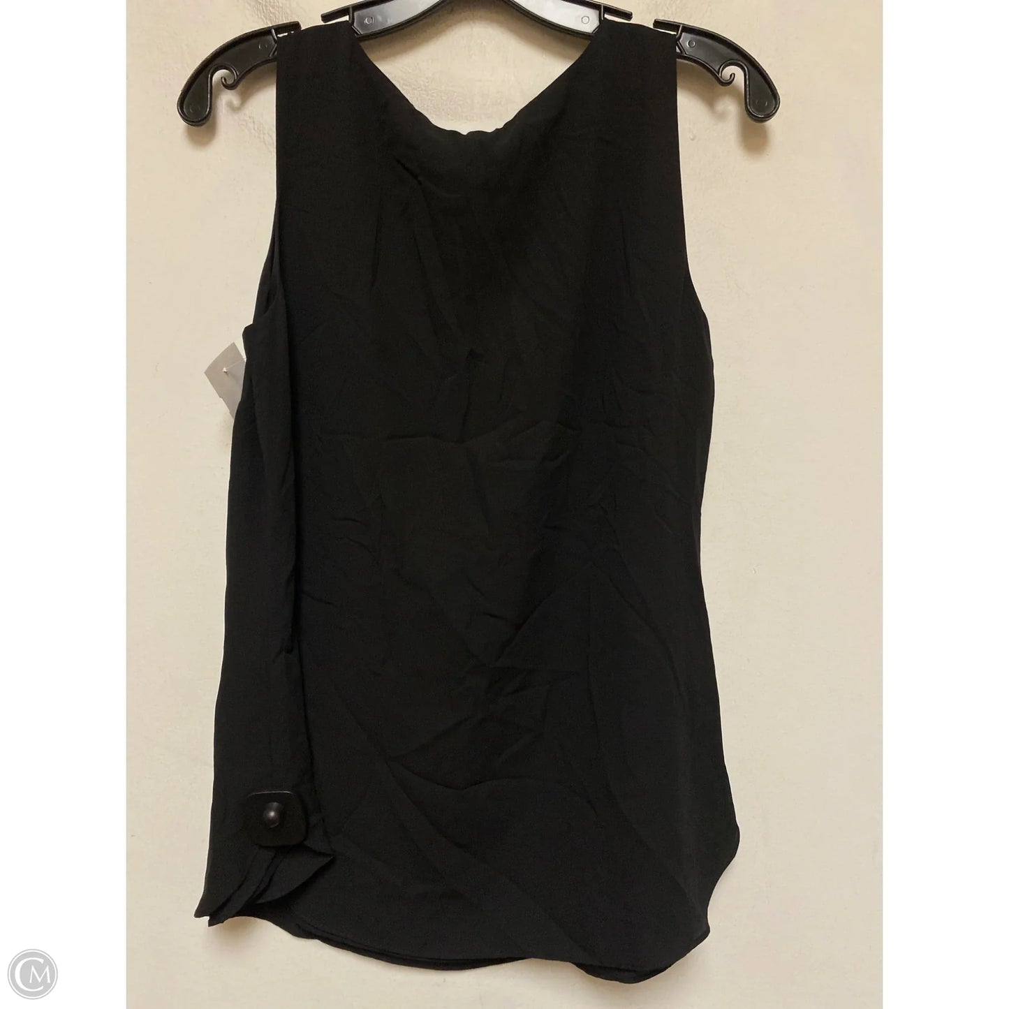 Top Sleeveless By Chicos In Black, Size: S