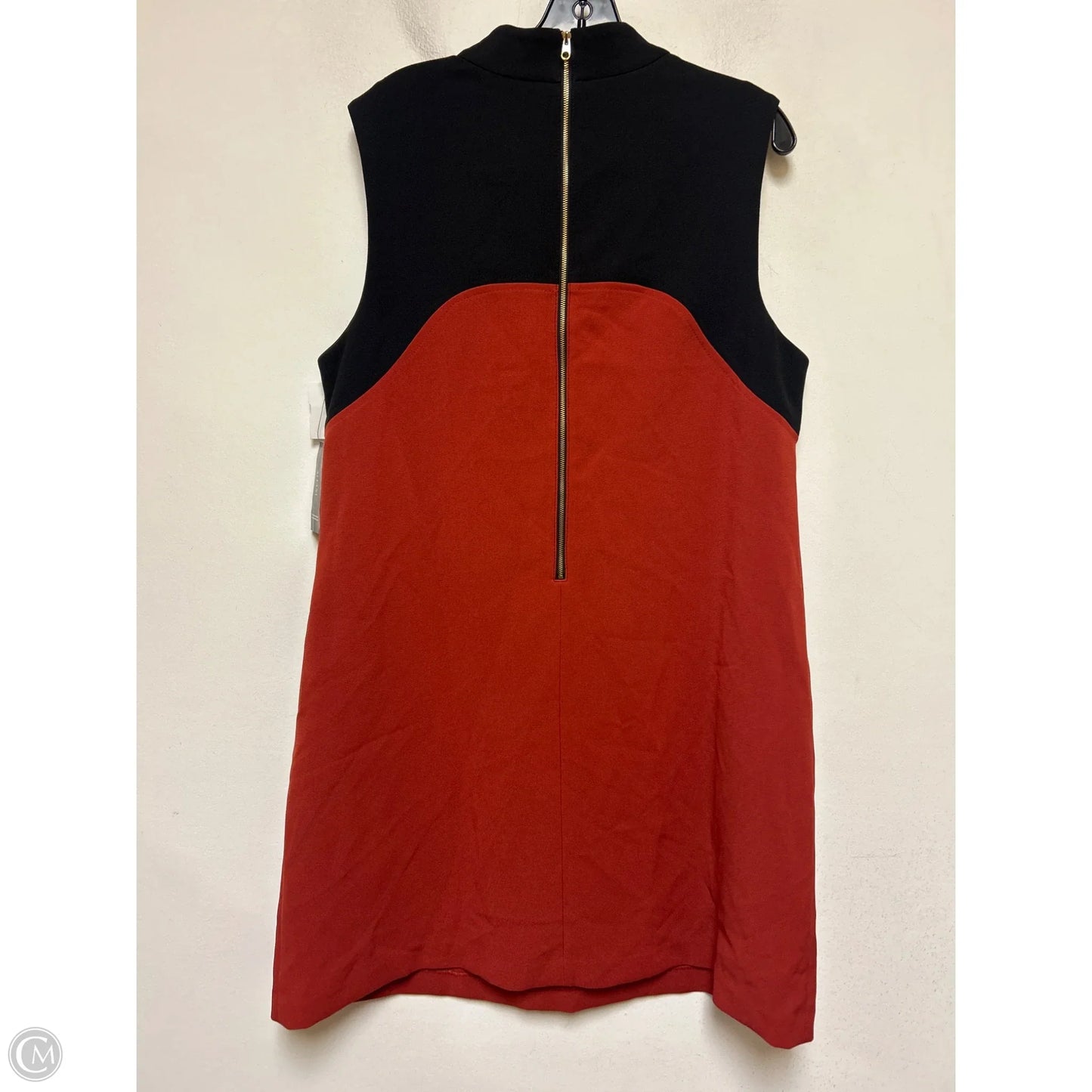 Dress Casual Midi By Alfani In Black & Orange, Size: Xl