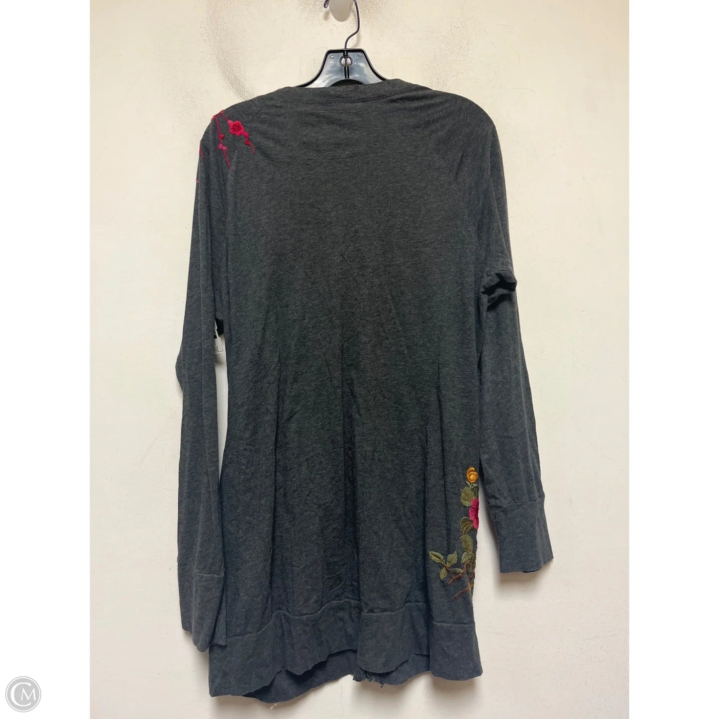 Dress Casual Short By Johnny Was In Grey, Size: L